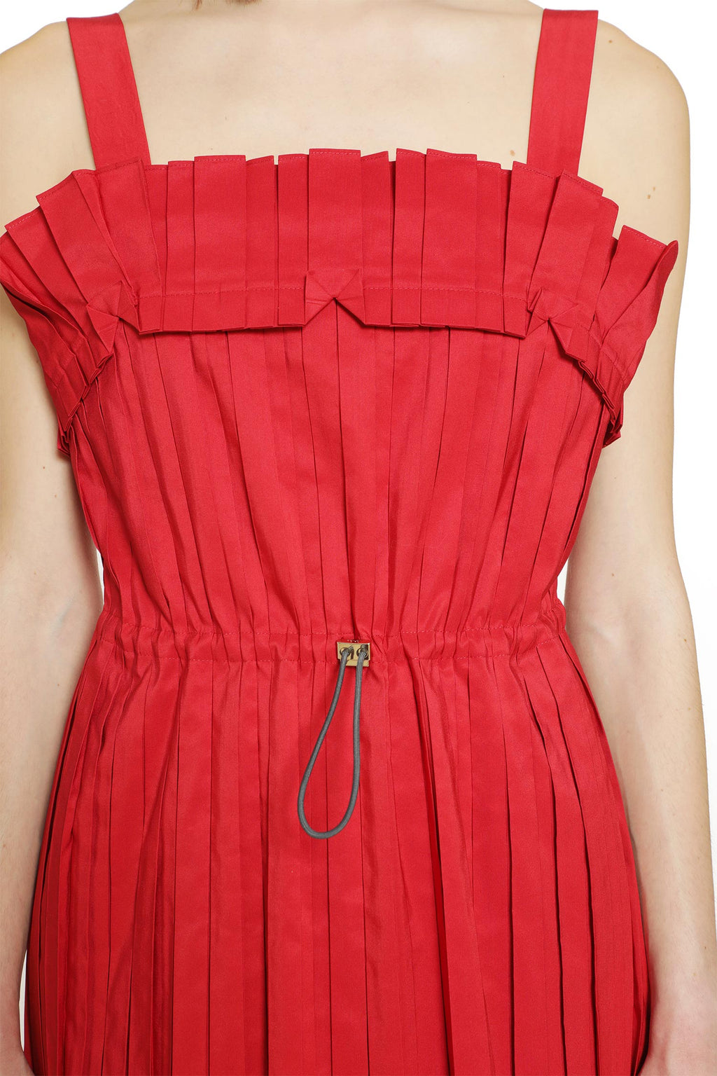 Оригінальна Pleated Faille Mini Dress Fendi – збільшений вид