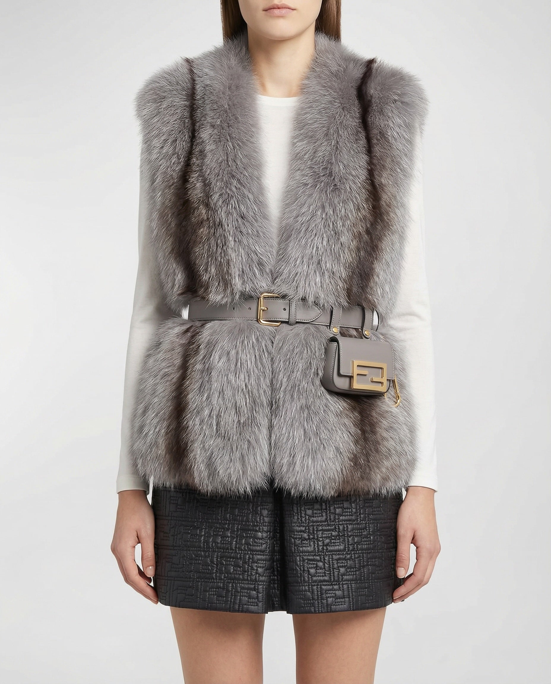 Оригінальна Maxi Fur Stole Fendi – вид ззаду