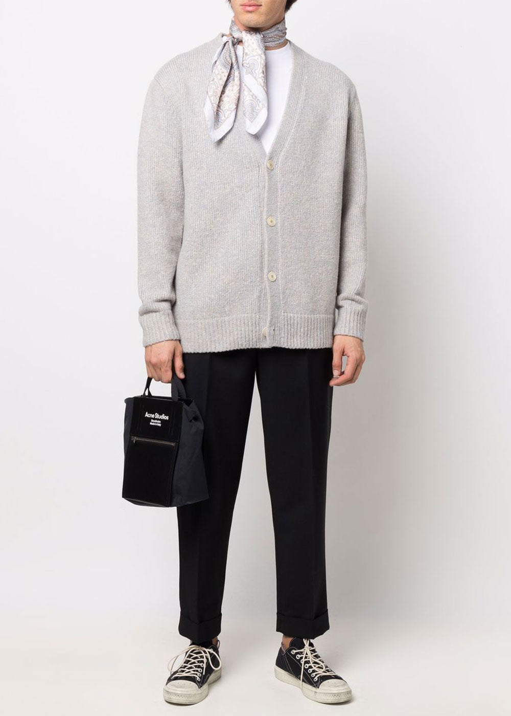 Grey Korval Biomix Cardigan Acne studios – Гарантія оригінальності – збільшений вид