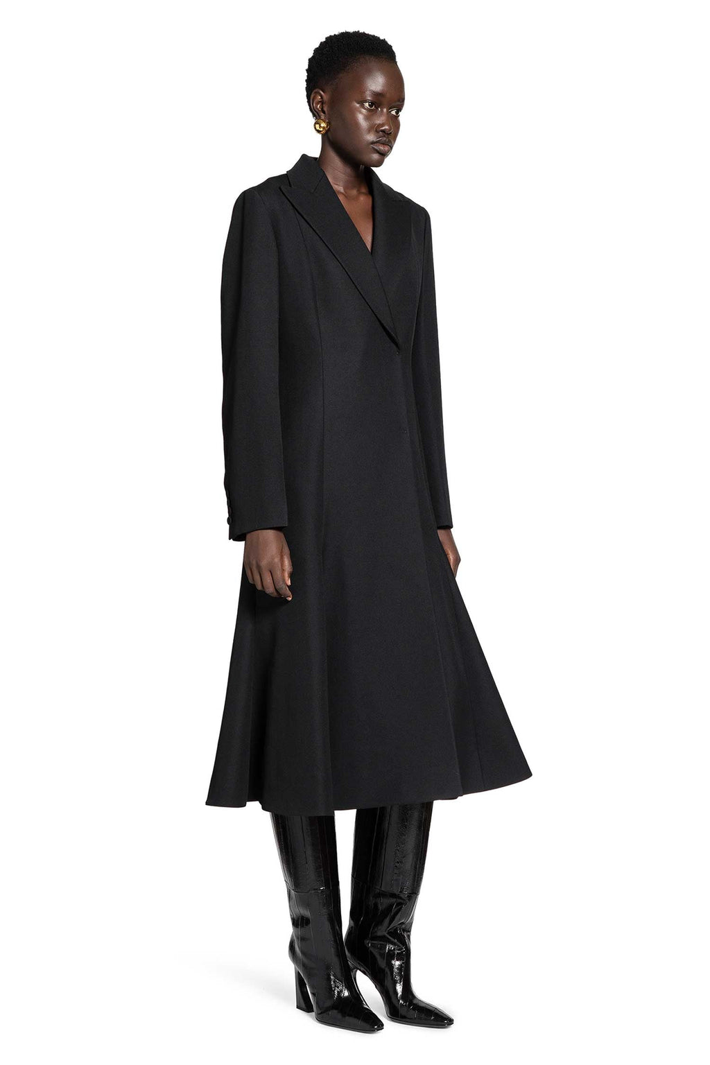 Оригінальна Grain De Poudre Wool Coat Fendi – детальний вид