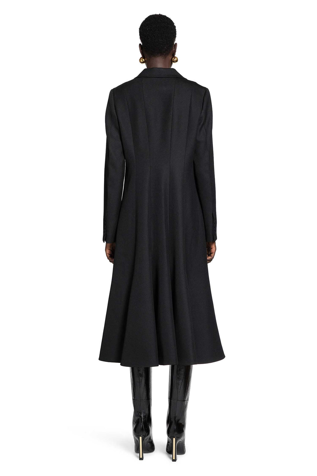Оригінальна Grain De Poudre Wool Coat Fendi – збільшений вид