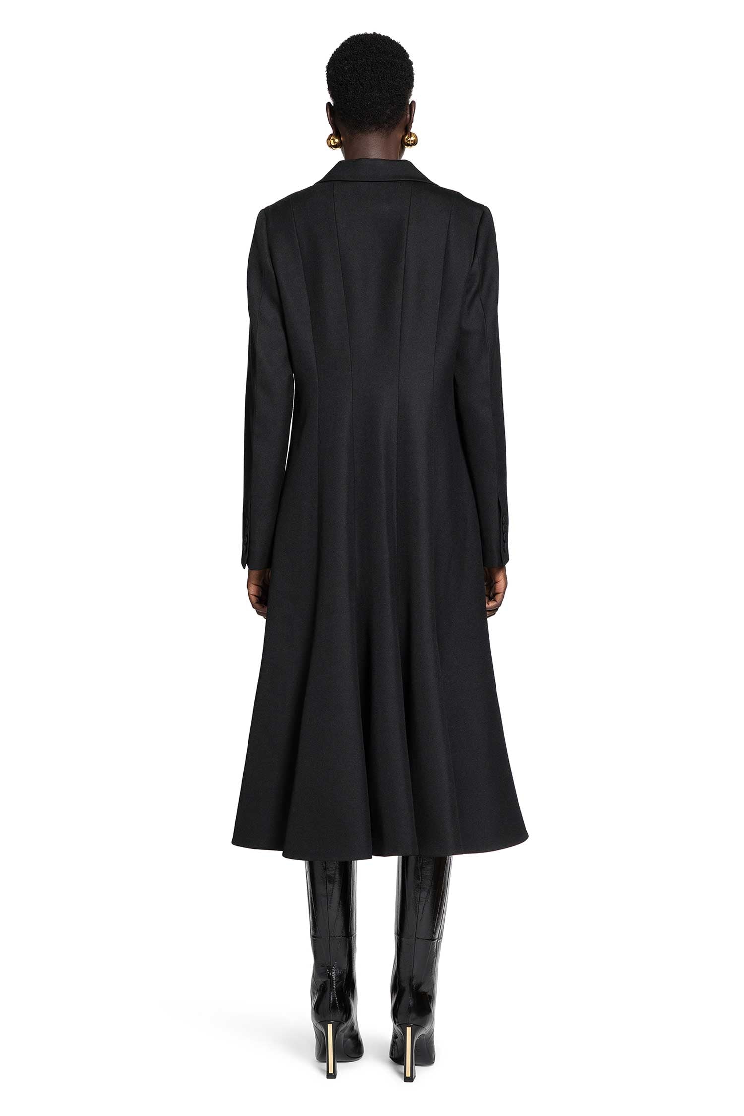 Оригінальна Grain De Poudre Wool Coat Fendi – збільшений вид