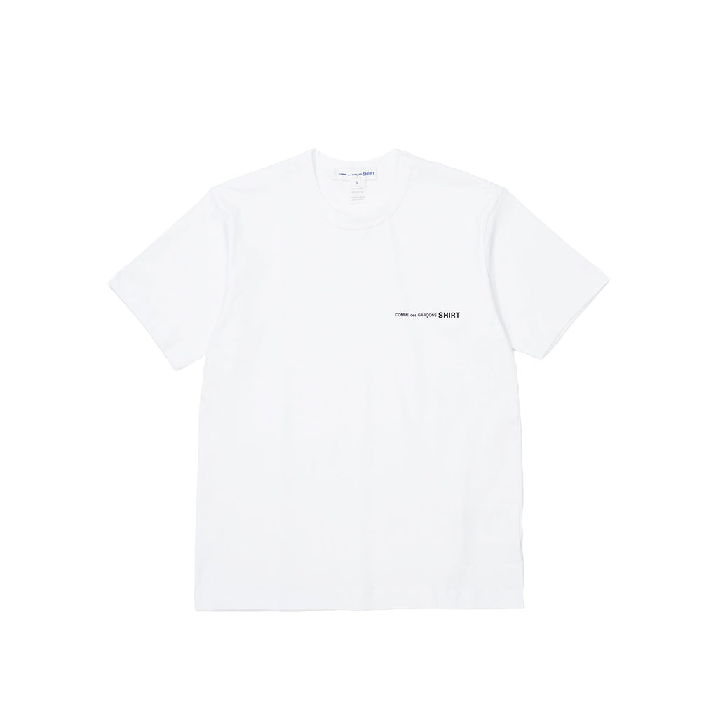 Cdg Mens Knit T-Shirt White Comme des garcons – Гарантія оригінальності – боковий вид