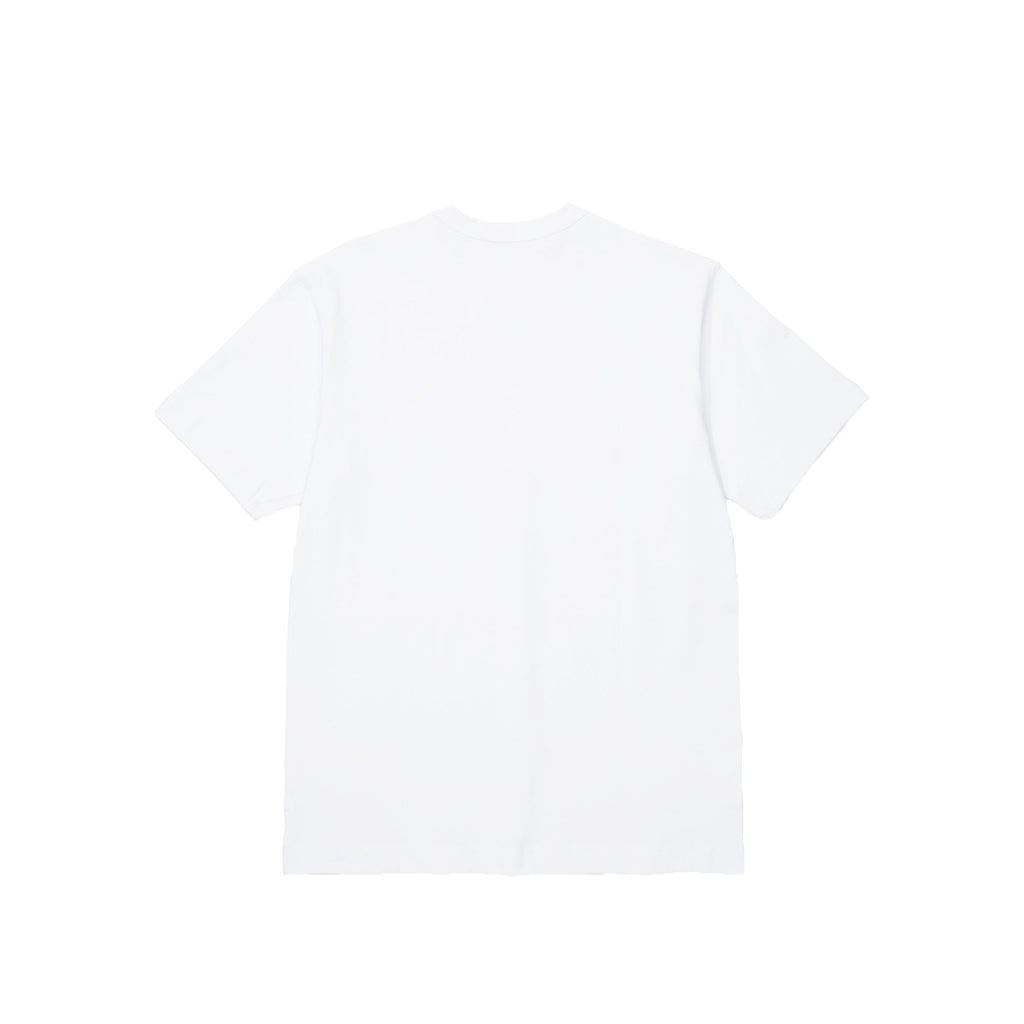 Cdg Mens Knit T-Shirt White Comme des garcons – Гарантія оригінальності – вид ззаду