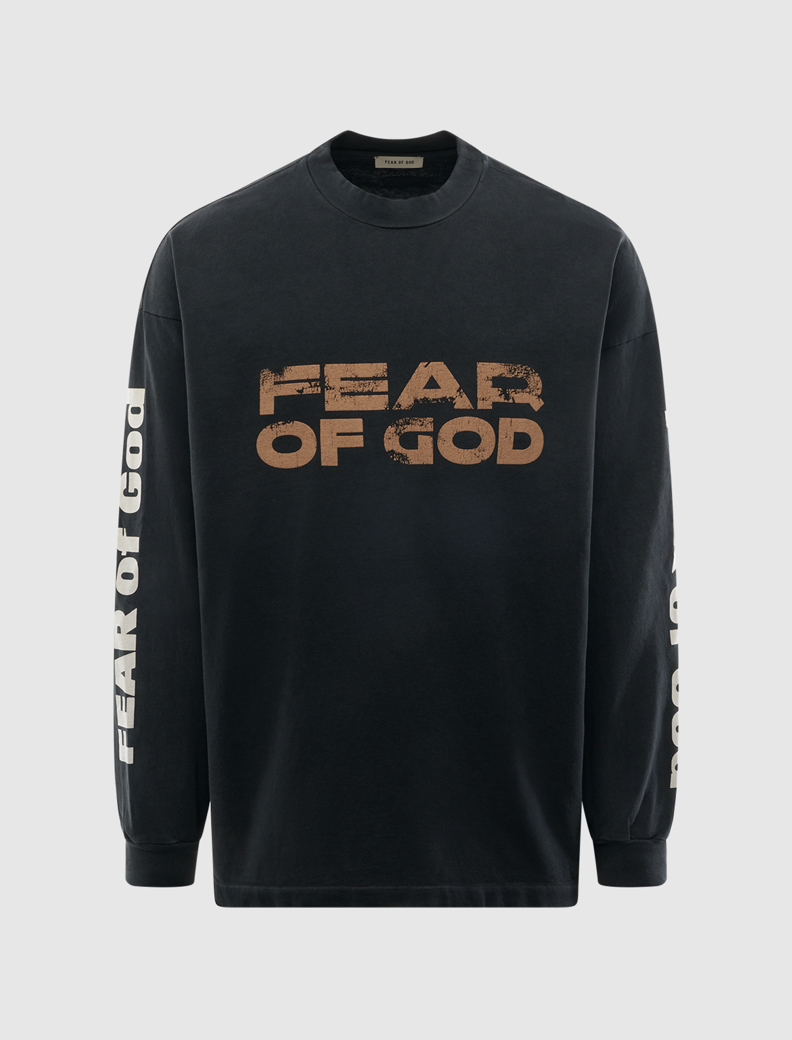 Relaxed Fog Tee Fear of god – Гарантія оригінальності – боковий вид - FEAR OF GOD