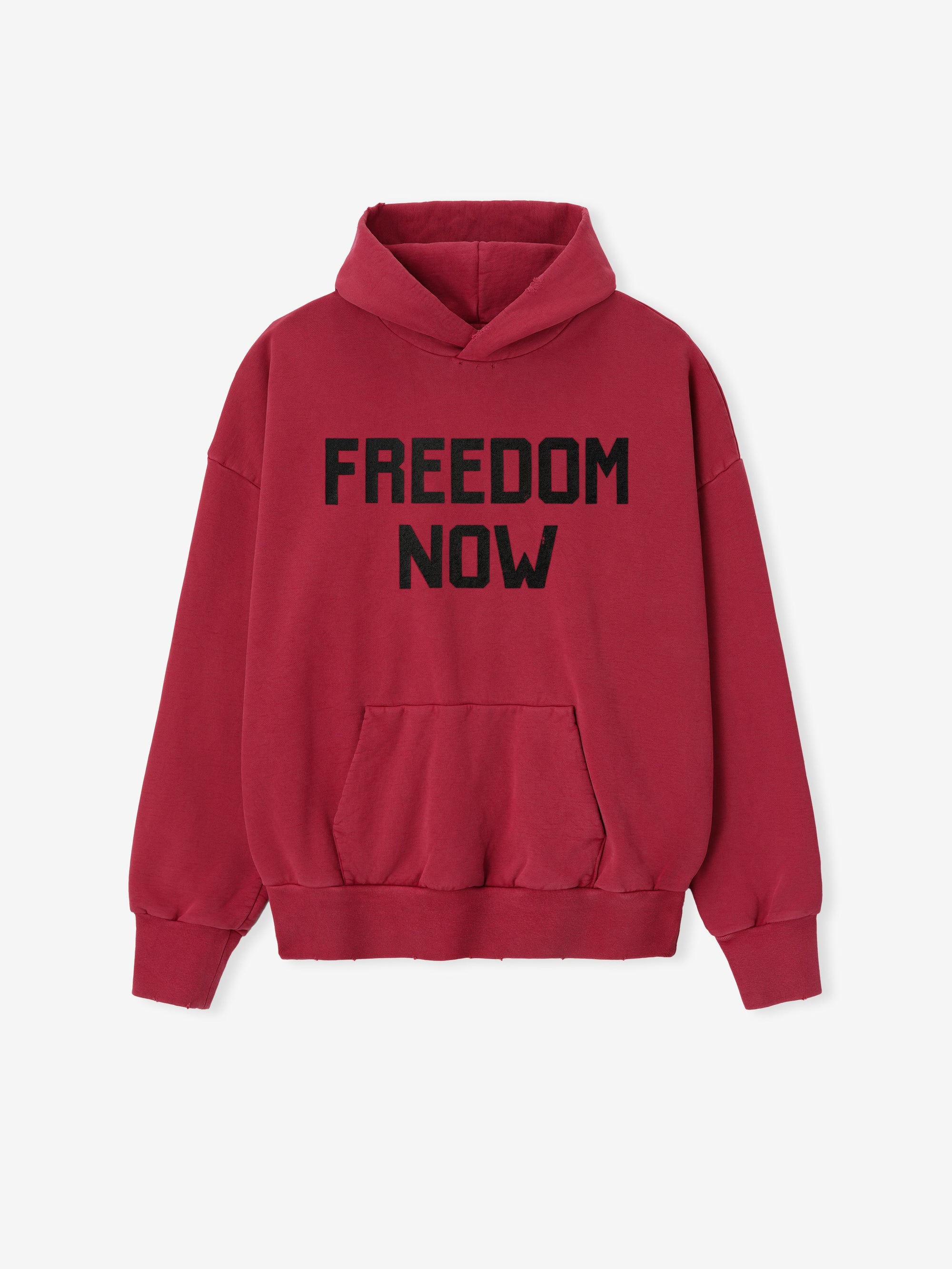Vintage Freedom Now Hoodie Fear of god оригінал – Купити в Україні – боковий вид - FEAR OF GOD