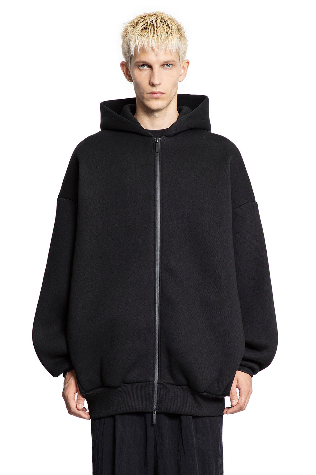 Оригінальна Cotton Nylon Zip-Up Hoodie Fear of god – вид ззаду