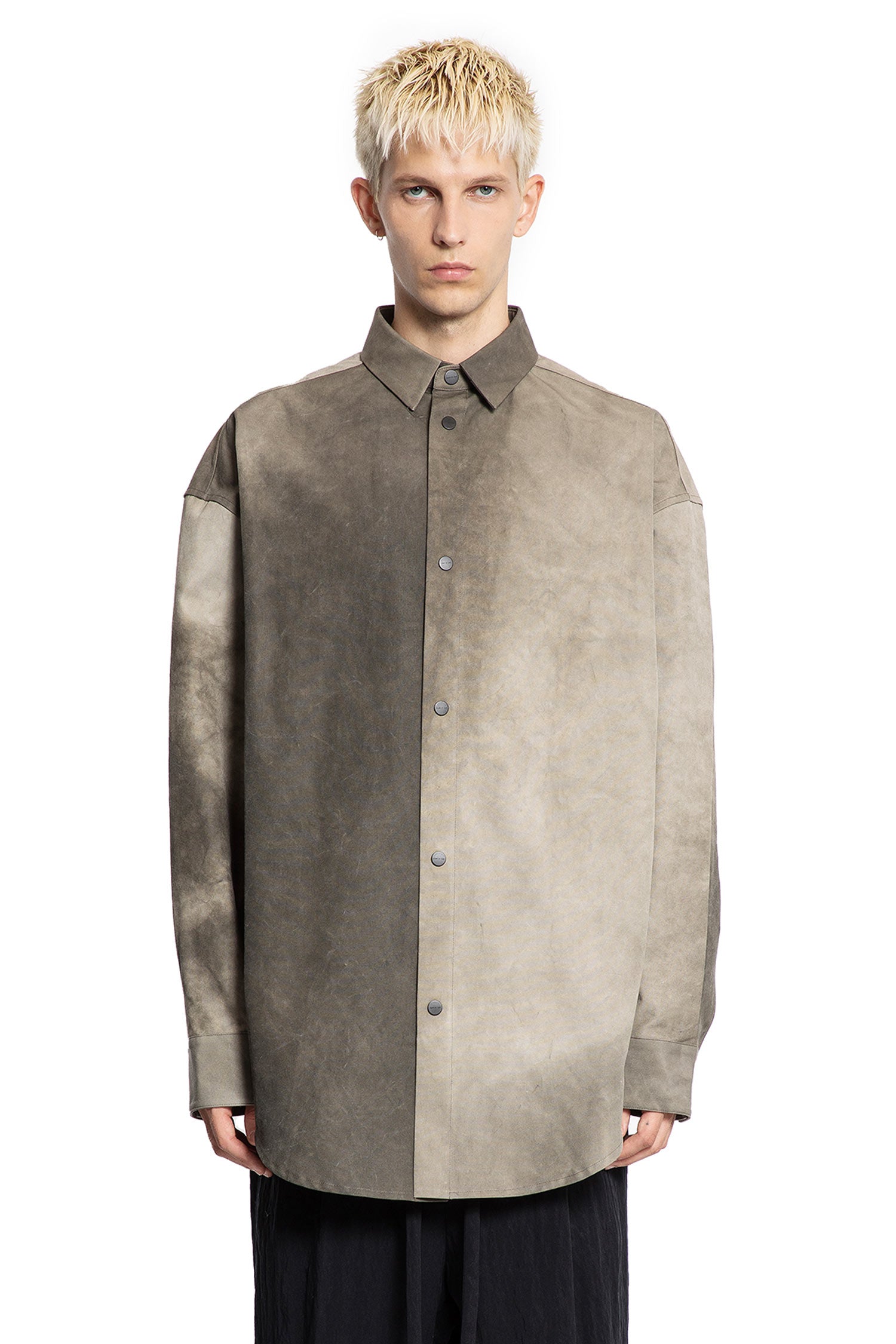 Dyed Heavy Cotton Shirt Fear of god – Гарантія оригінальності – вид ззаду - FEAR OF GOD