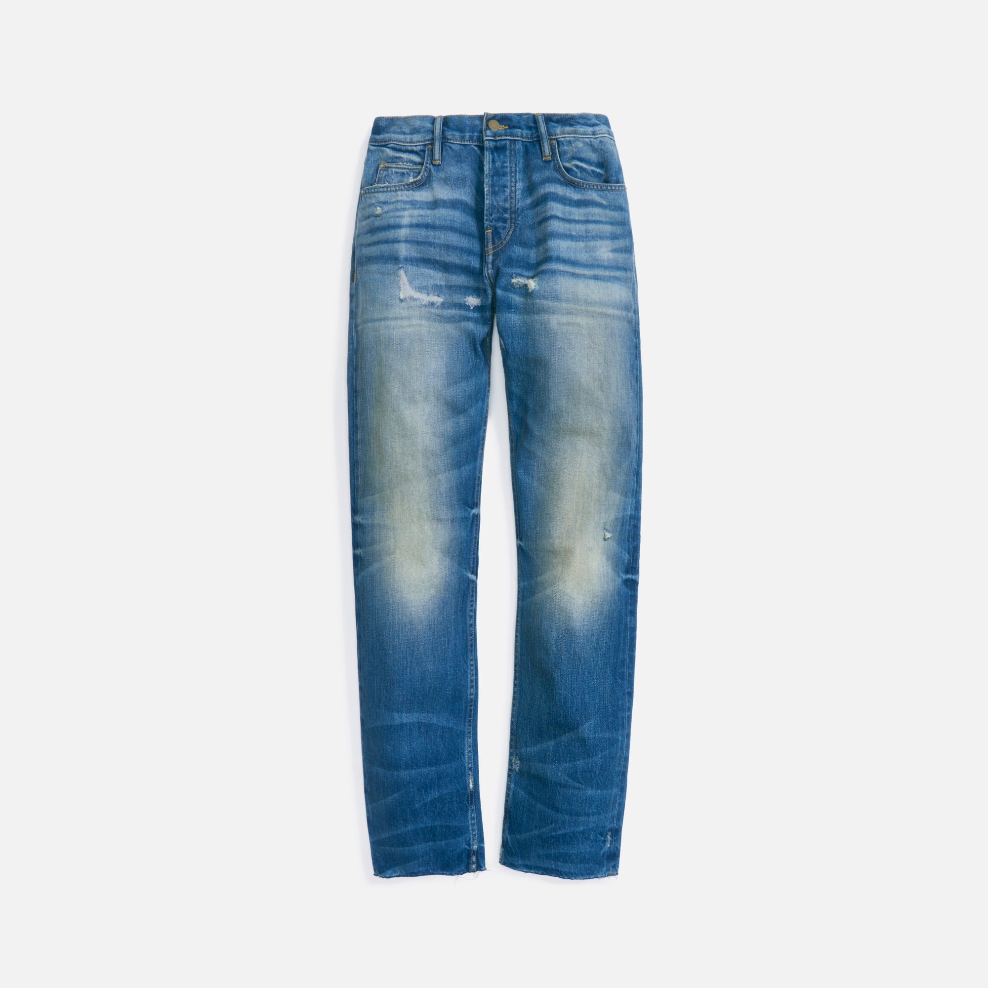 7th Collection Denim 3 Year Vintage Washed Blue Fear of god оригінал – Купити в Україні – боковий вид - FEAR OF GOD