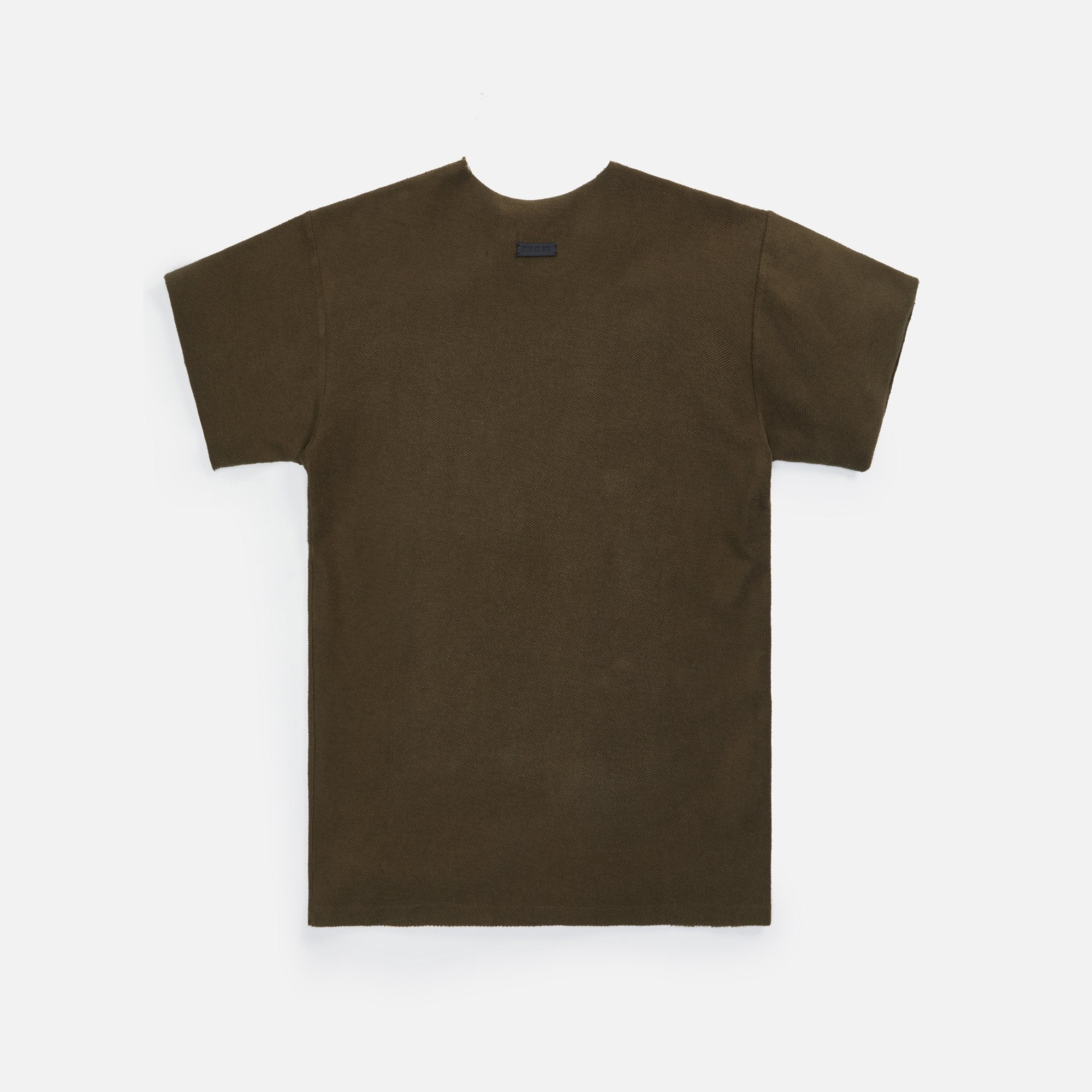 Inside Out Terry Tee Mocha Fear of god – Гарантія оригінальності – вид ззаду - FEAR OF GOD