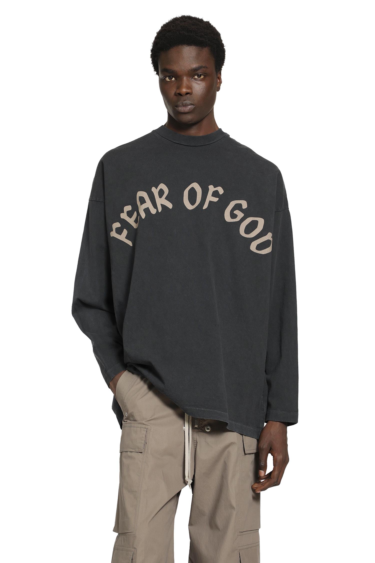 Оригінальна Printed Long Sleeve Tee Fear of god – боковий вид