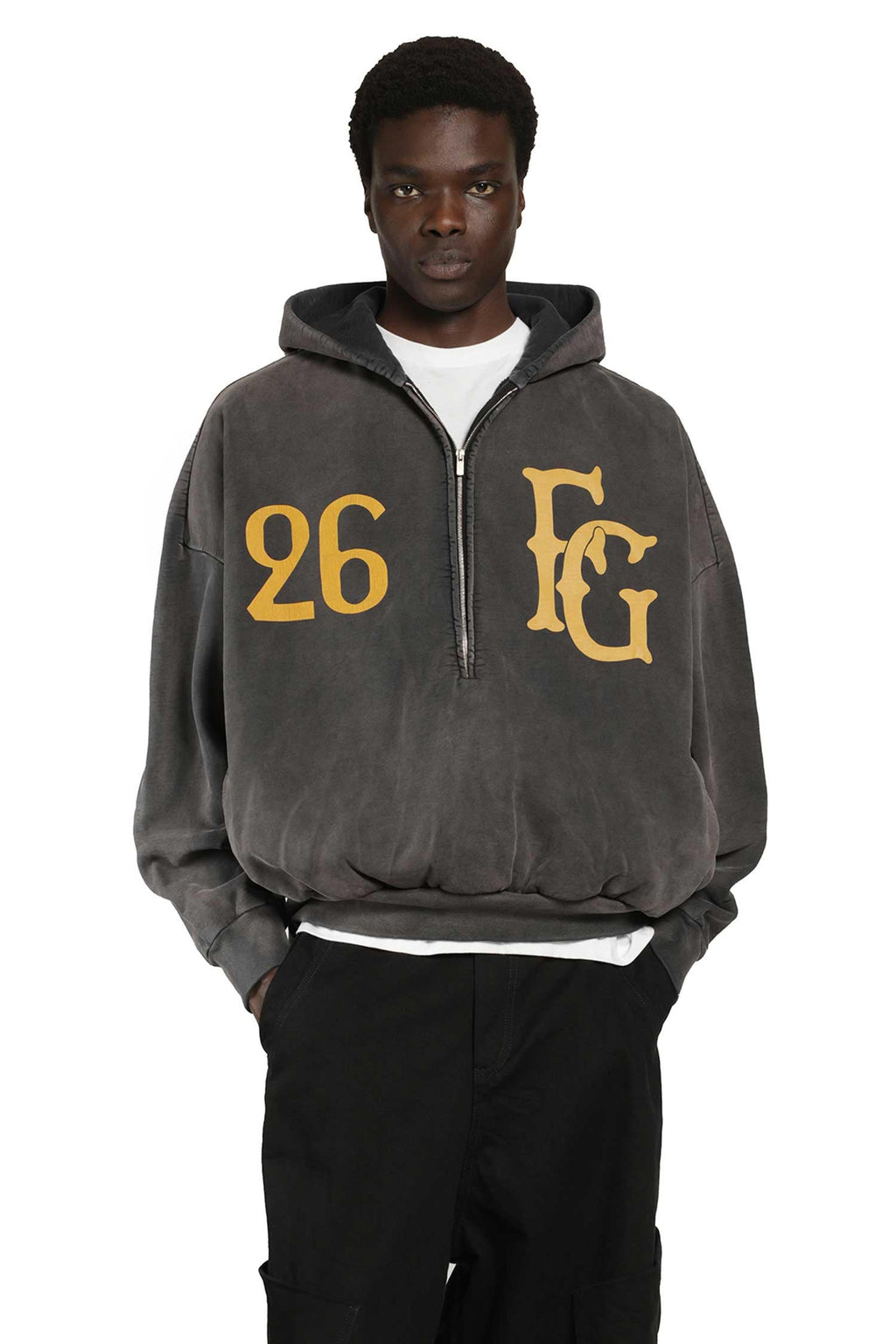 Оригінальна Baseball Club Half Zip Hoodie Fear of god – боковий вид