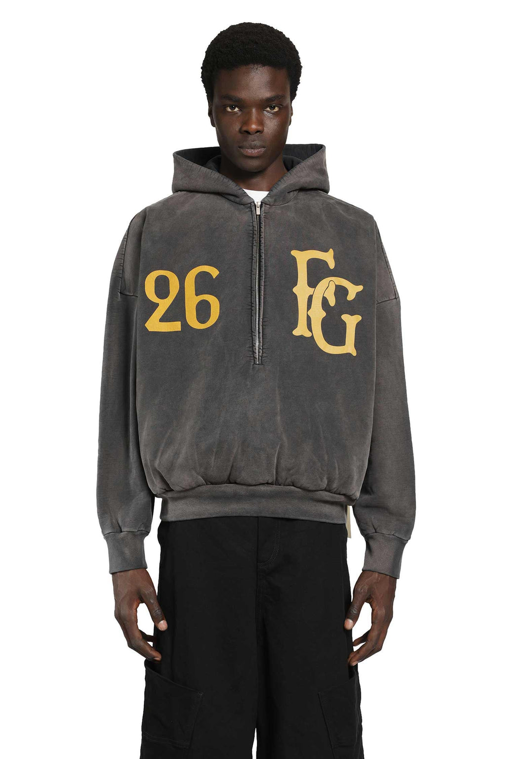 Оригінальна Baseball Club Half Zip Hoodie Fear of god – вид ззаду