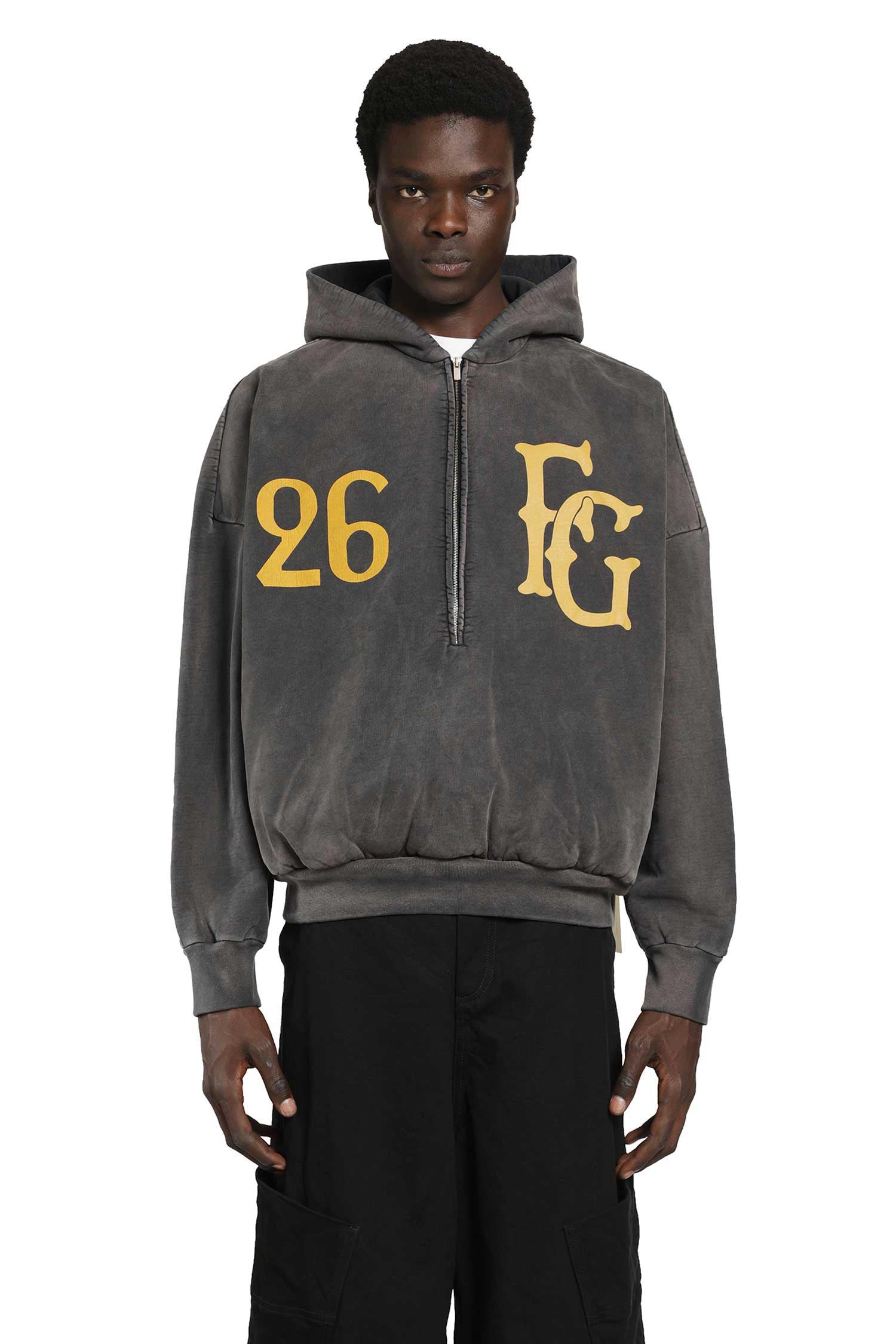 Оригінальна Baseball Club Half Zip Hoodie Fear of god – вид ззаду - FEAR OF GOD