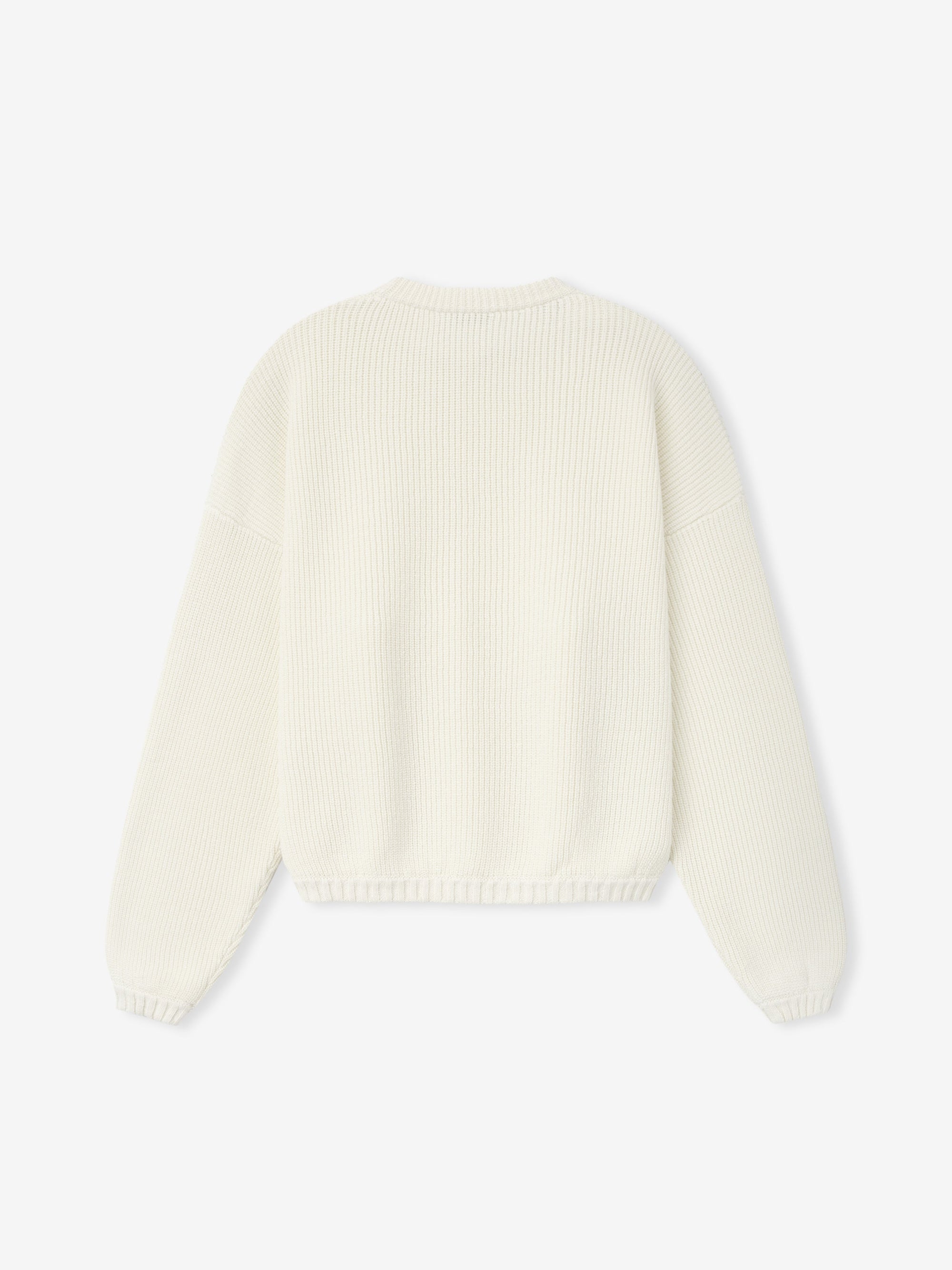 Оригінальна Double Knit Linen Wool Cotton Crewneck Sweater Fear of god – вид 6 - FEAR OF GOD