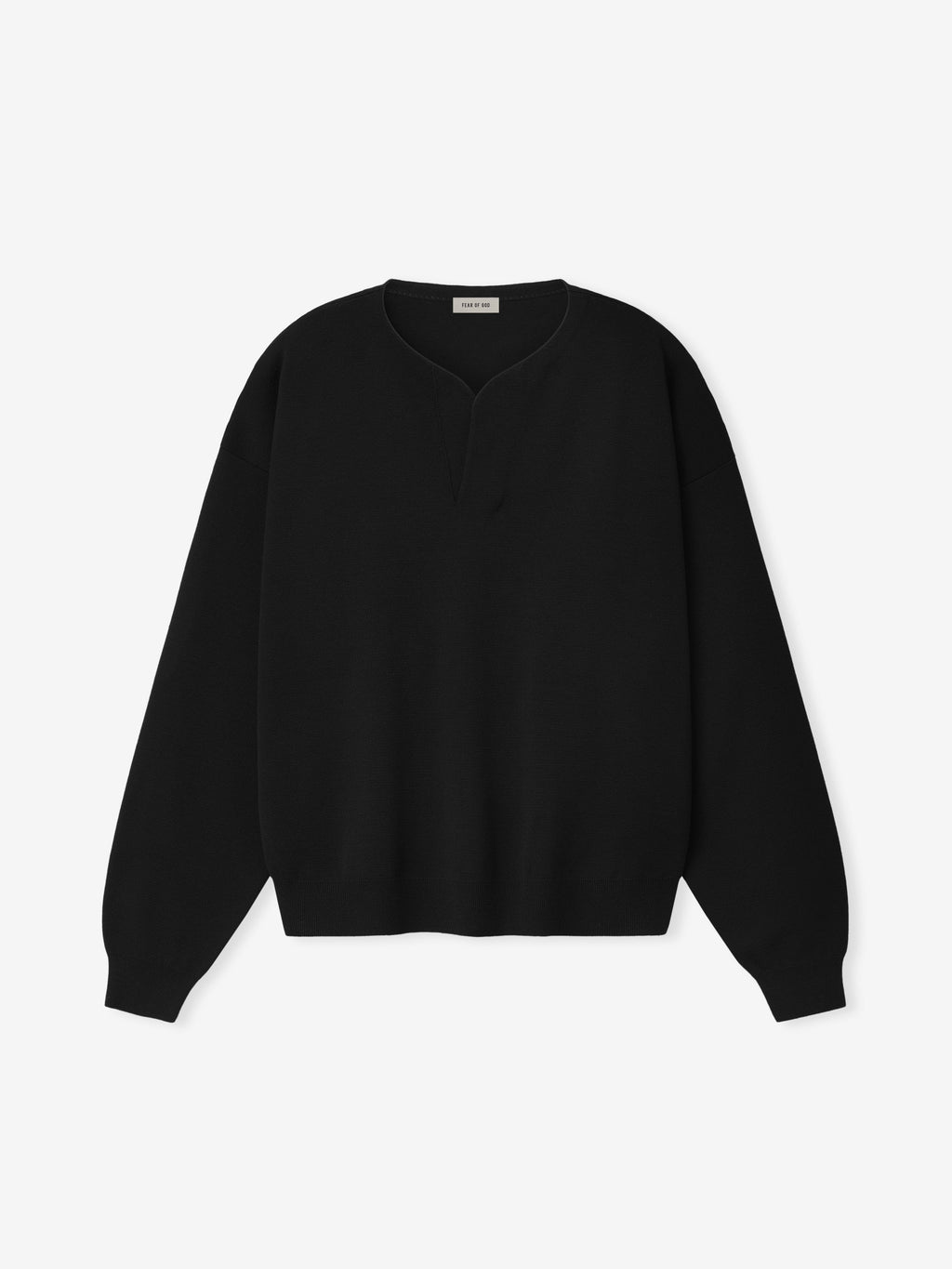 Merino Milano Knit Henley Sweater Fear of god – Гарантія оригінальності – збільшений вид