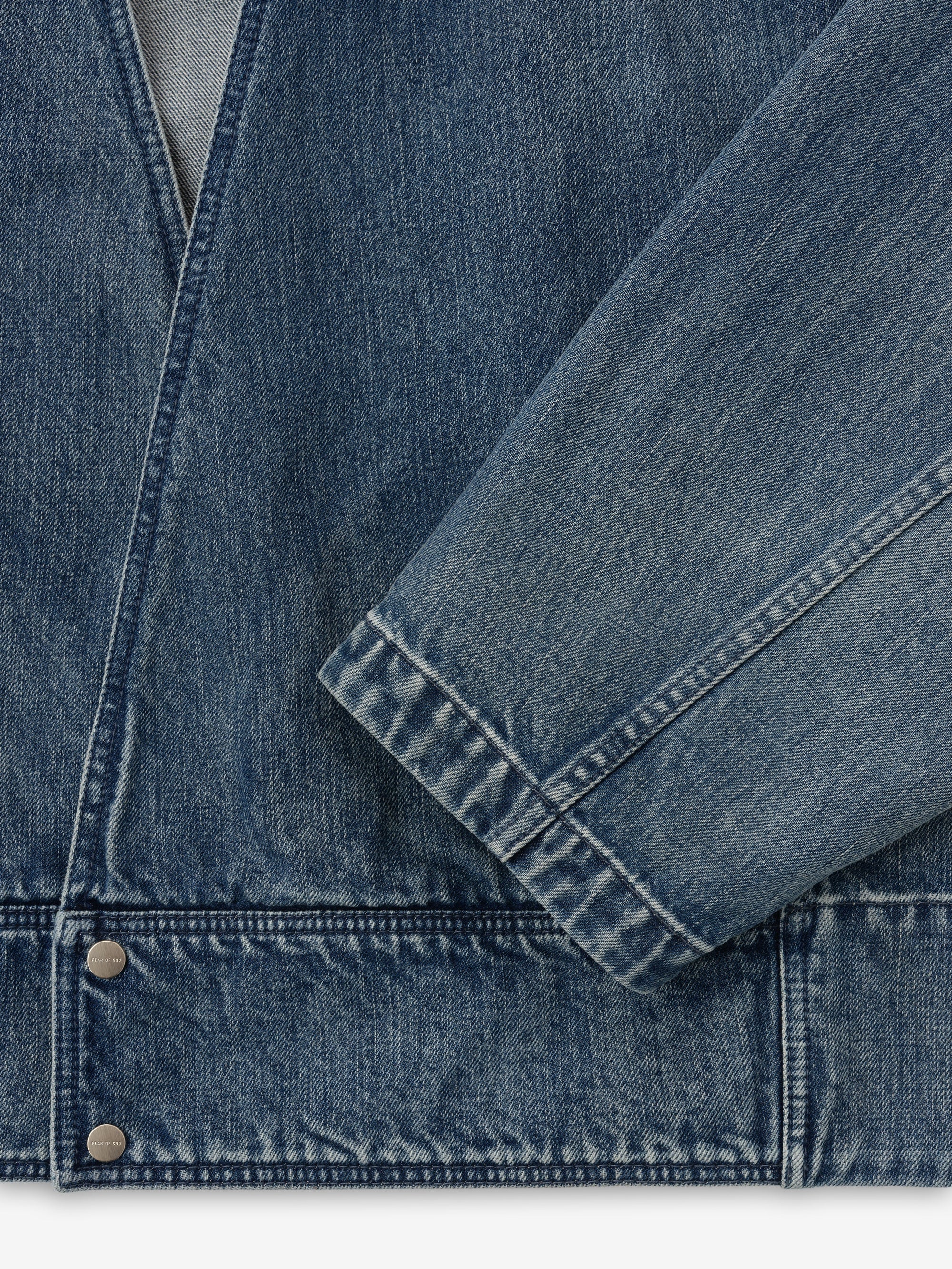 Denim Lapelless Jacket Fear of god оригінал – Купити в Україні – вид 7