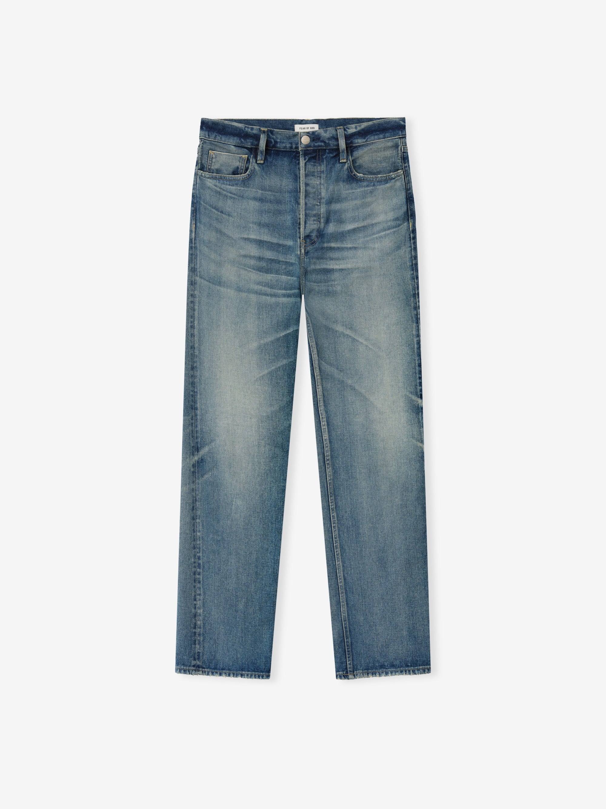 Оригінальна Japanese Selvedge Denim Straight 5 Pocket Fear of god – детальний вид - FEAR OF GOD