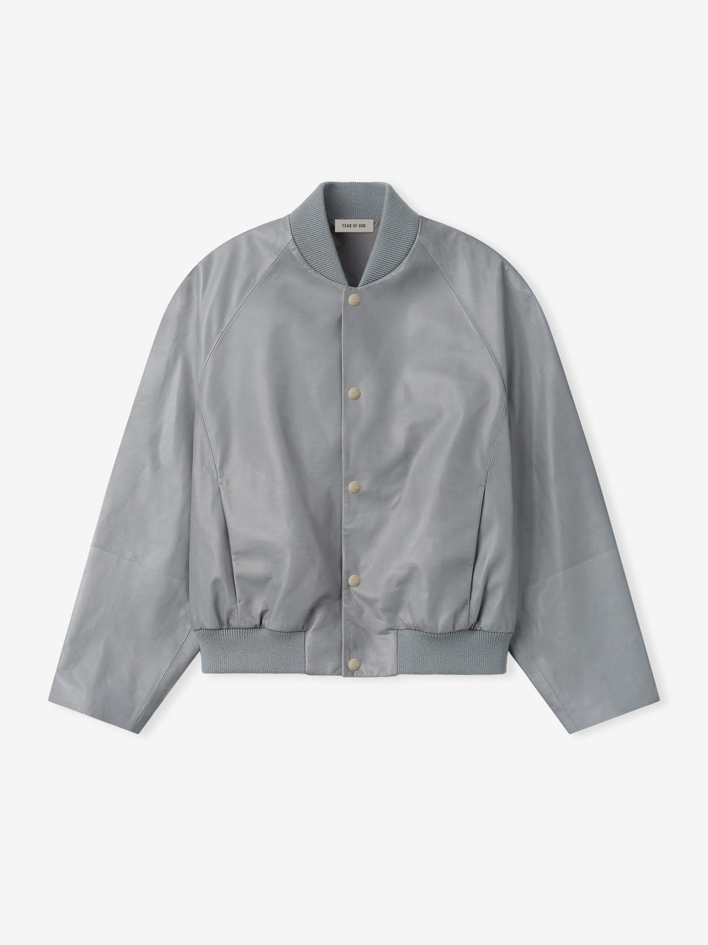 Leather 9 Raglan Bomber Jacket Fear of god – Гарантія оригінальності – детальний вид