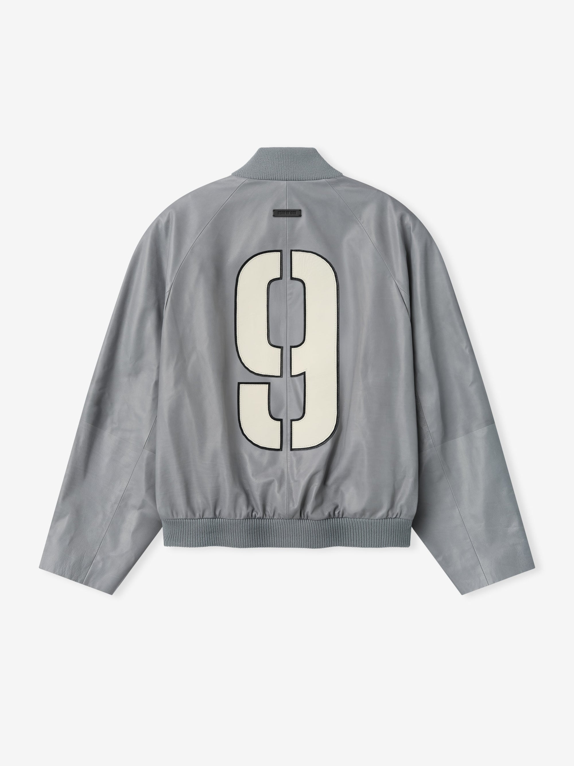 Leather 9 Raglan Bomber Jacket Fear of god – Гарантія оригінальності – збільшений вид