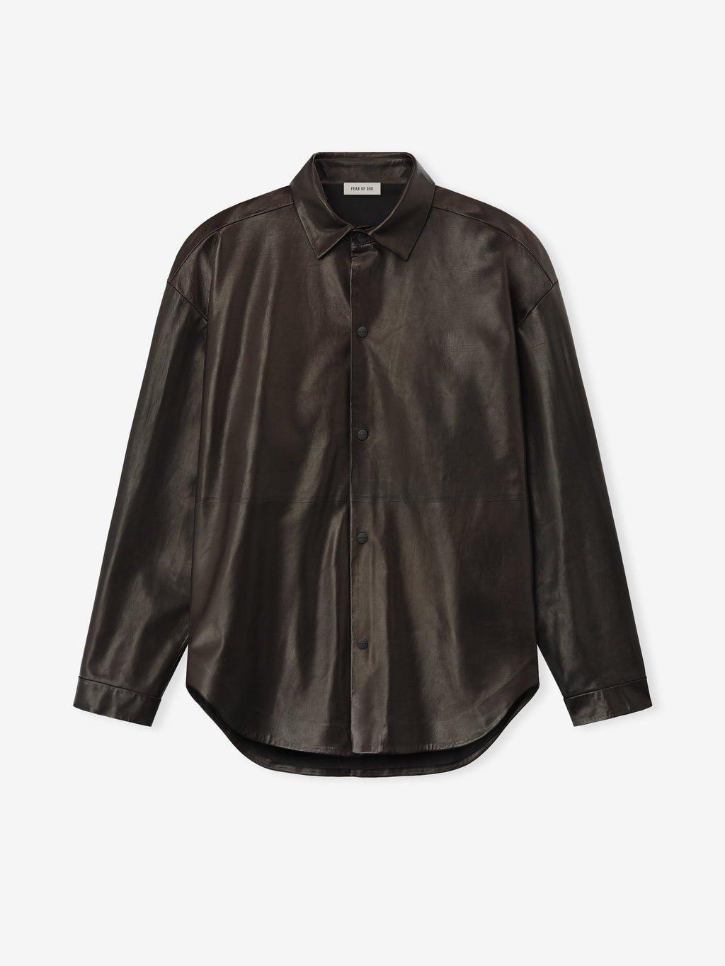 Leather Relaxed Shirt Fear of god – Гарантія оригінальності – детальний вид