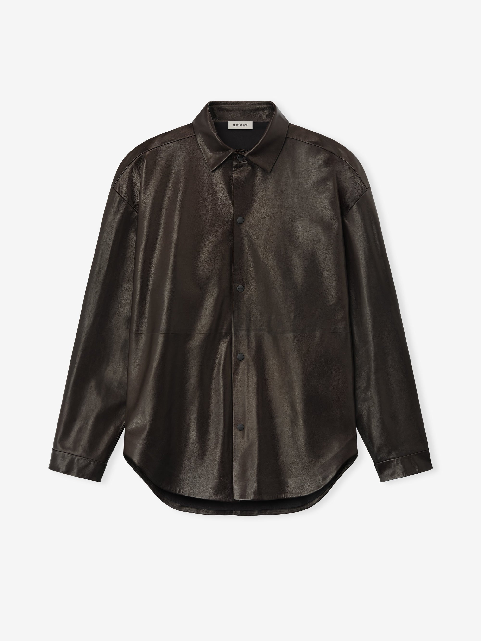 Leather Relaxed Shirt Fear of god – Гарантія оригінальності – детальний вид