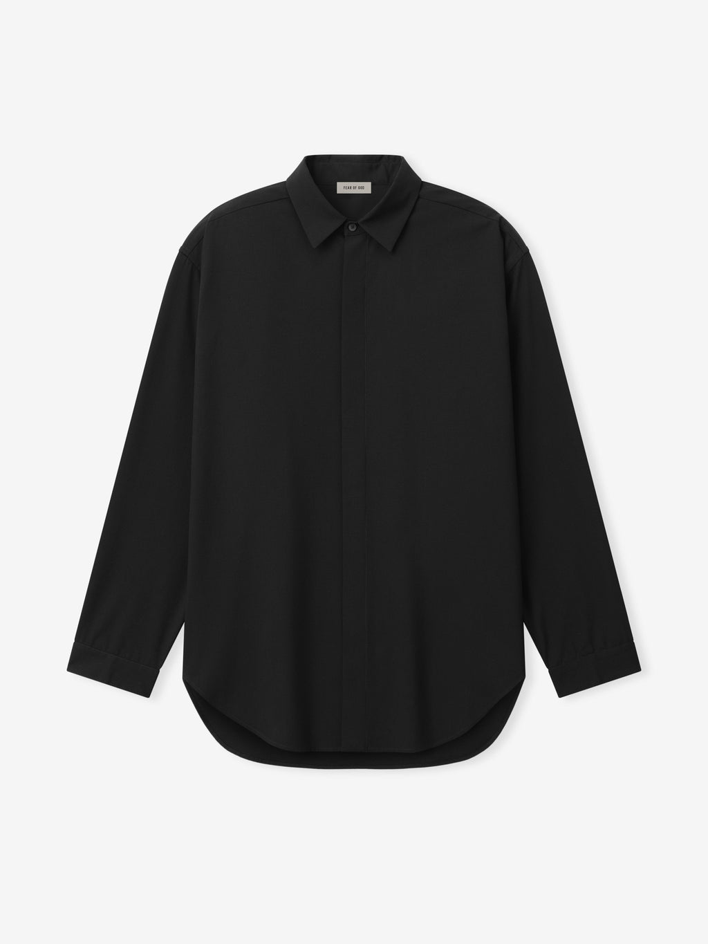 Cotton Wool Oxford Classic Shirt Fear of god – Гарантія оригінальності – боковий вид