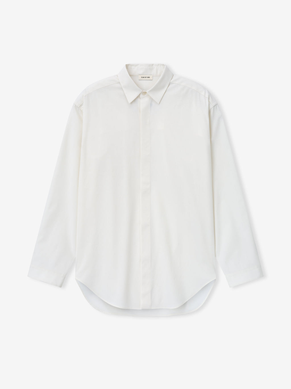 Cotton Wool Oxford Classic Shirt Fear of god – Гарантія оригінальності – боковий вид