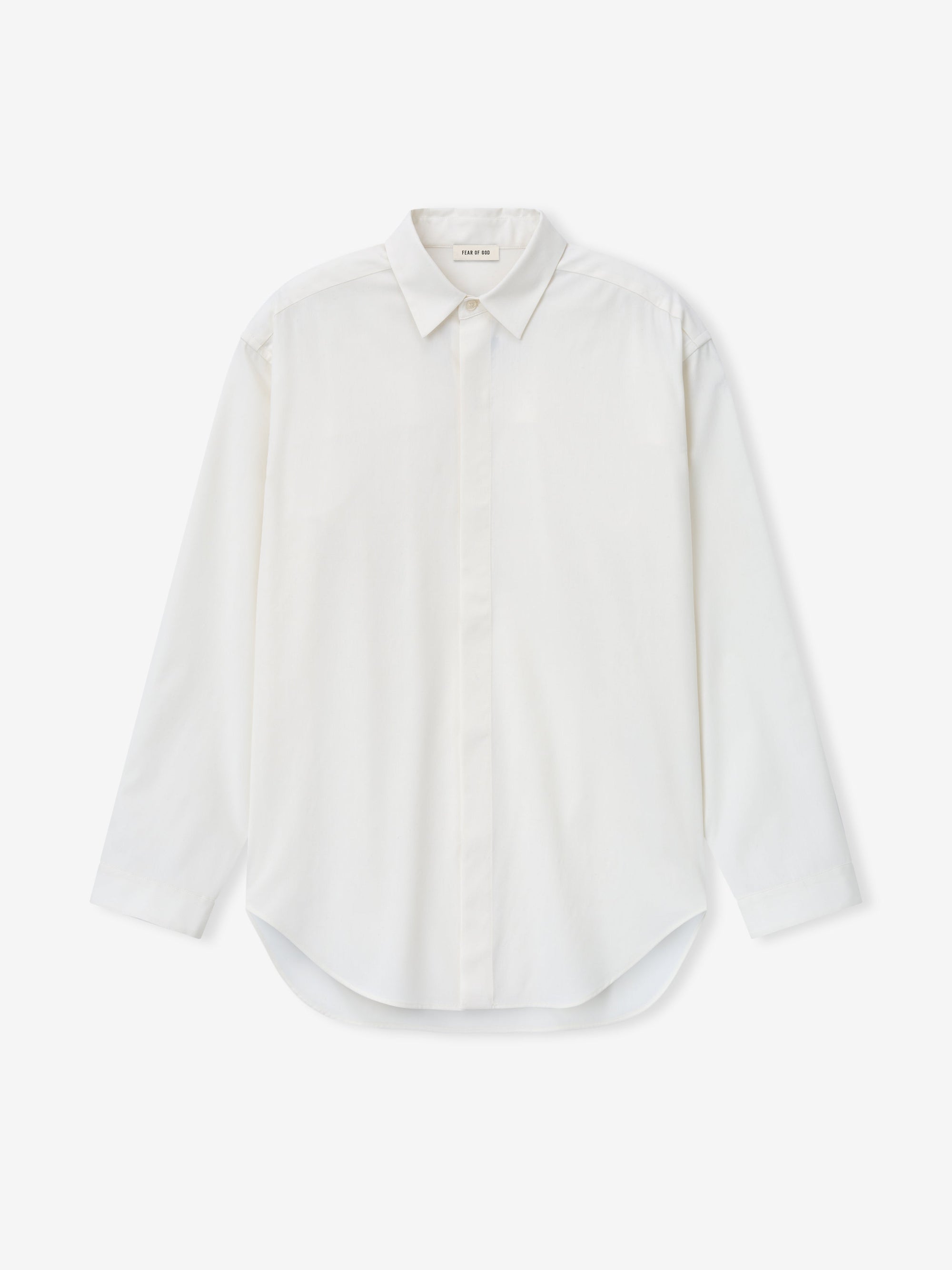 Cotton Wool Oxford Classic Shirt Fear of god – Гарантія оригінальності – боковий вид