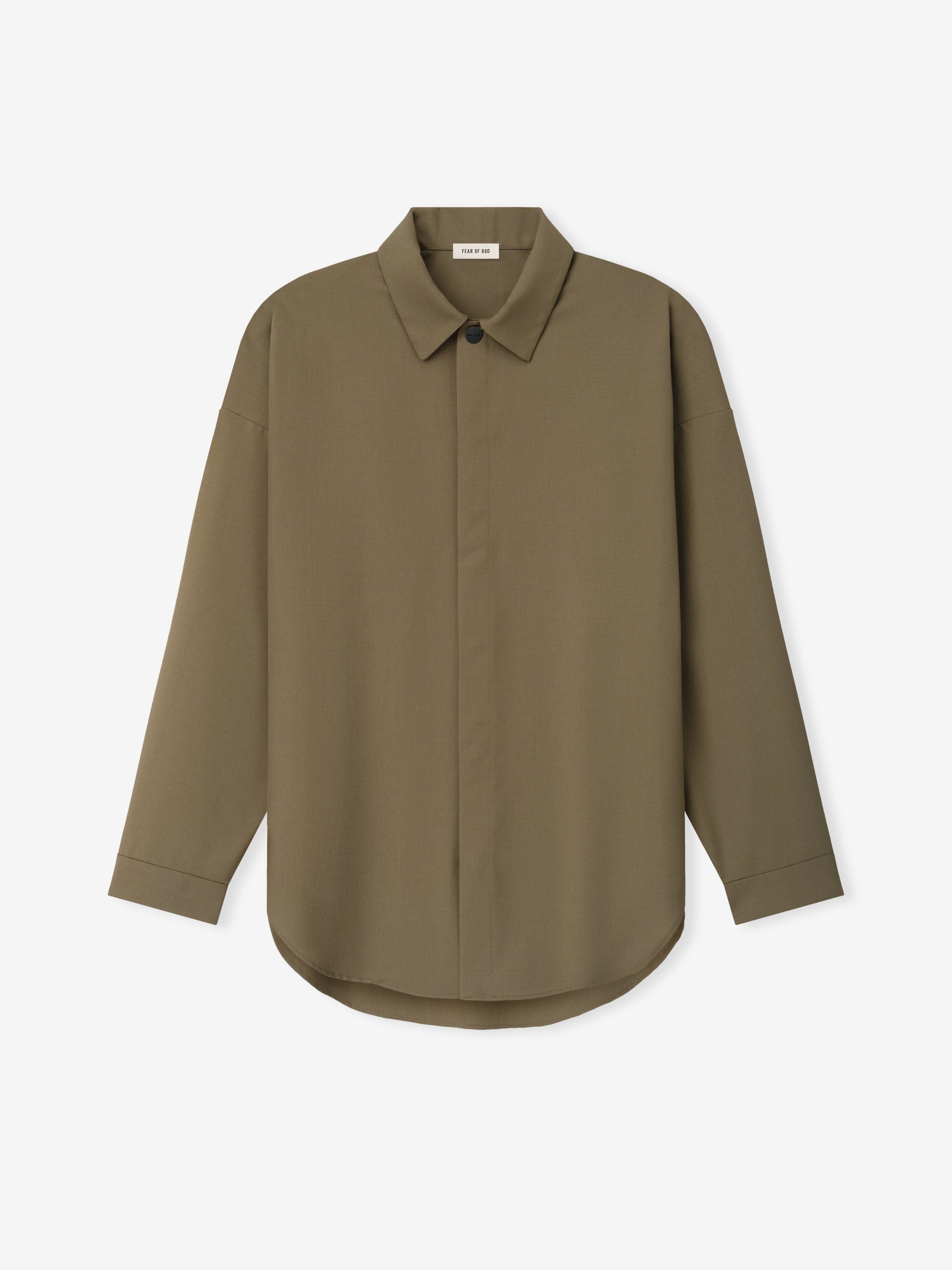 Оригінальна Wool Poplin Relaxed Shirt Fear of god – боковий вид