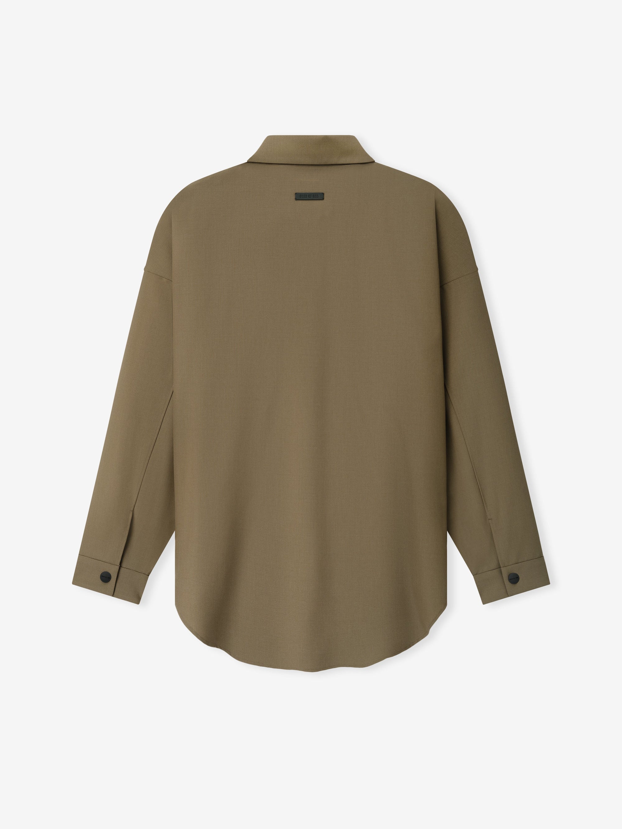 Оригінальна Wool Poplin Relaxed Shirt Fear of god – вид ззаду