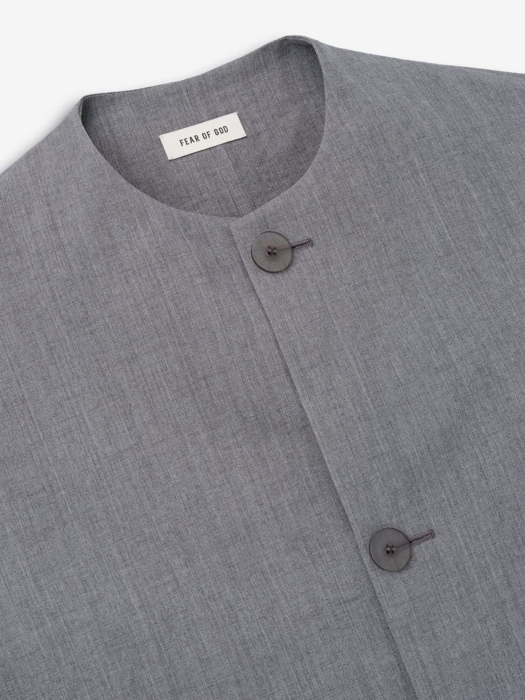 Wool Linen Collarless Sport Jacket Fear of god – Гарантія оригінальності – збільшений вид