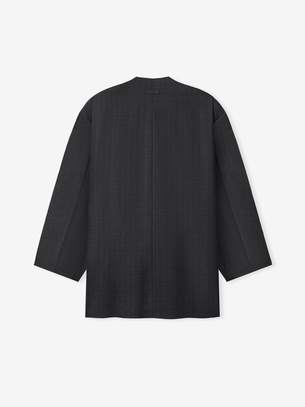 Оригінальна Grey Striped Wool Collarless Sport Jacket Fear of god – збільшений вид