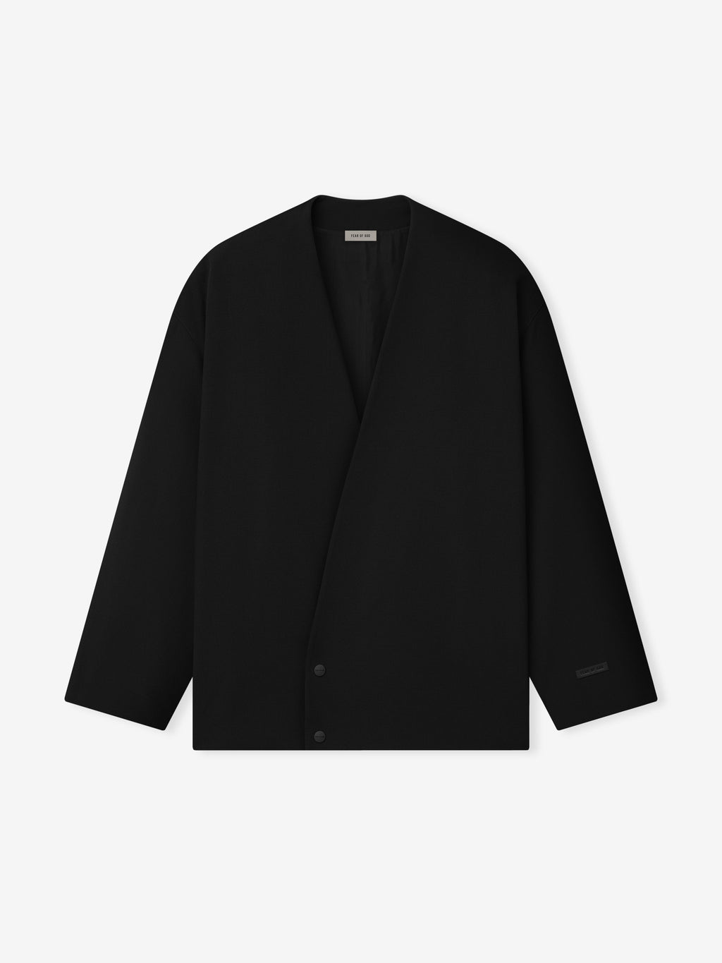 Easy Care Wool Relaxed Lapelless Jacket Fear of god – Гарантія оригінальності – вид ззаду