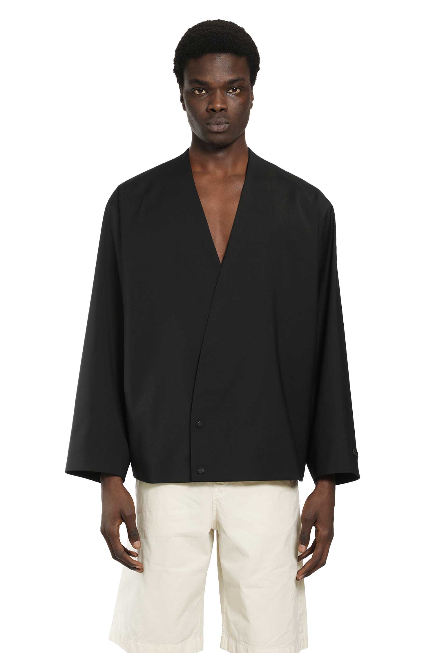 Relaxed Lapeless Jacket Fear of god – Гарантія оригінальності – вид ззаду