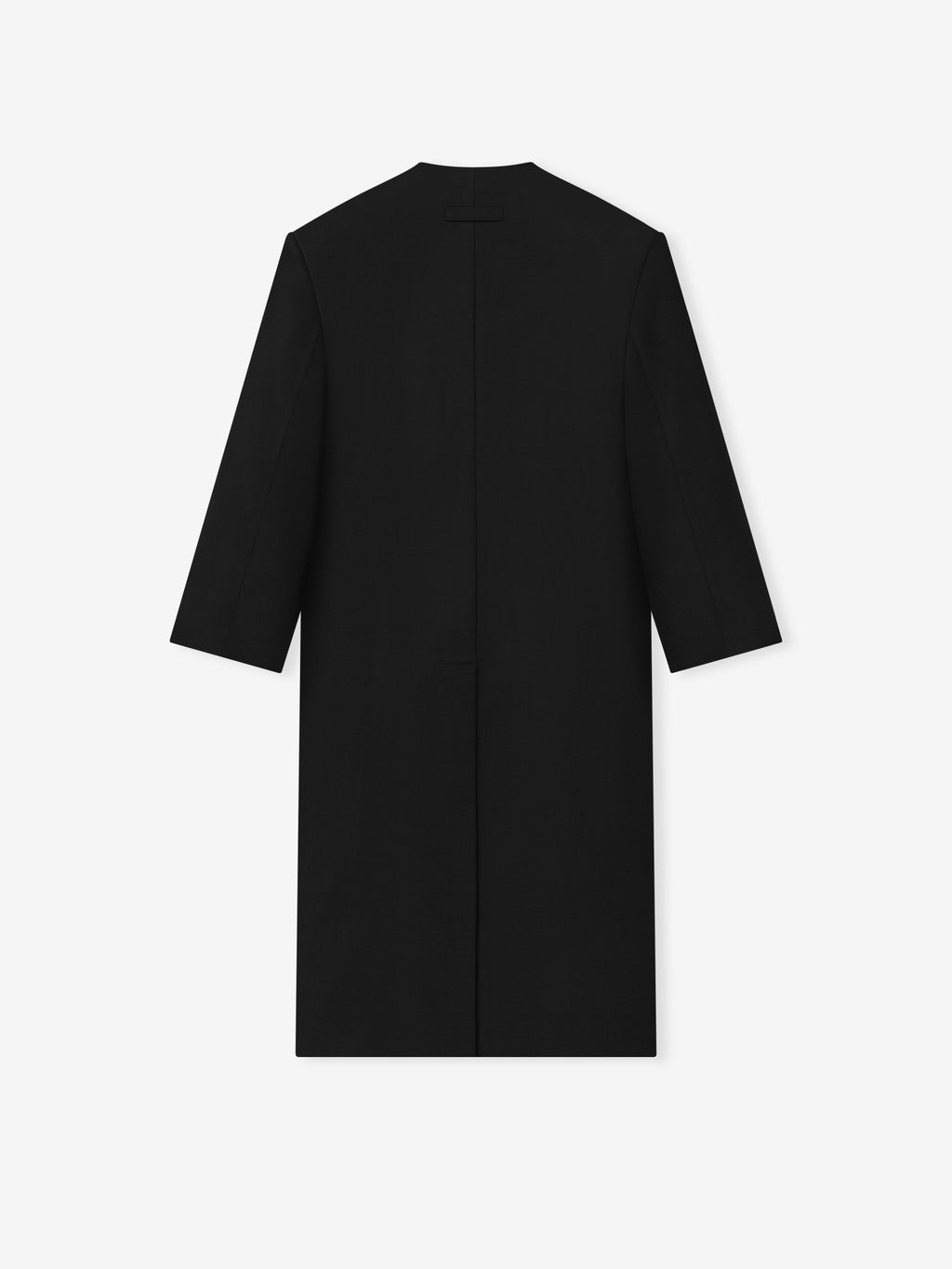 Double Weave Wool Double Breasted Lapelless Coat Fear of god – Гарантія оригінальності – збільшений вид