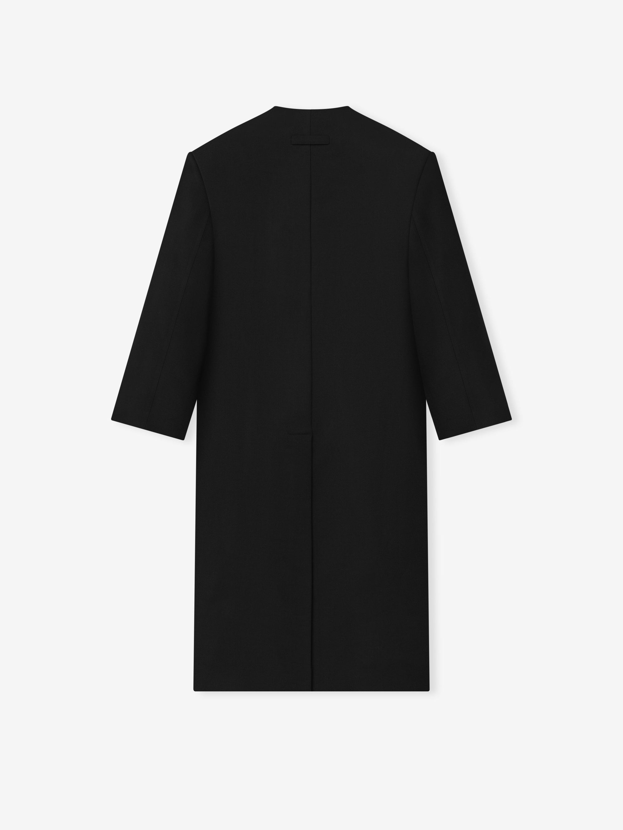Double Weave Wool Double Breasted Lapelless Coat Fear of god – Гарантія оригінальності – збільшений вид