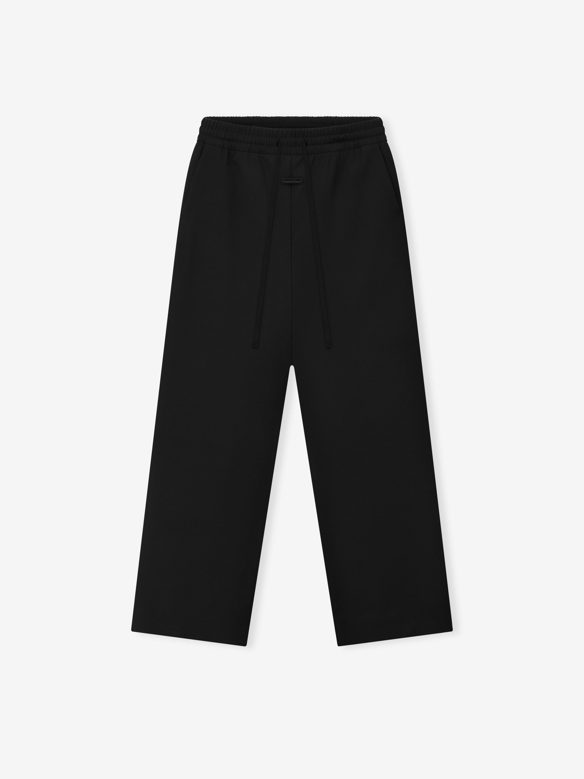 Double Weave Wool Wide Leg Drawstring Pants Fear of god – Гарантія оригінальності – боковий вид - FEAR OF GOD