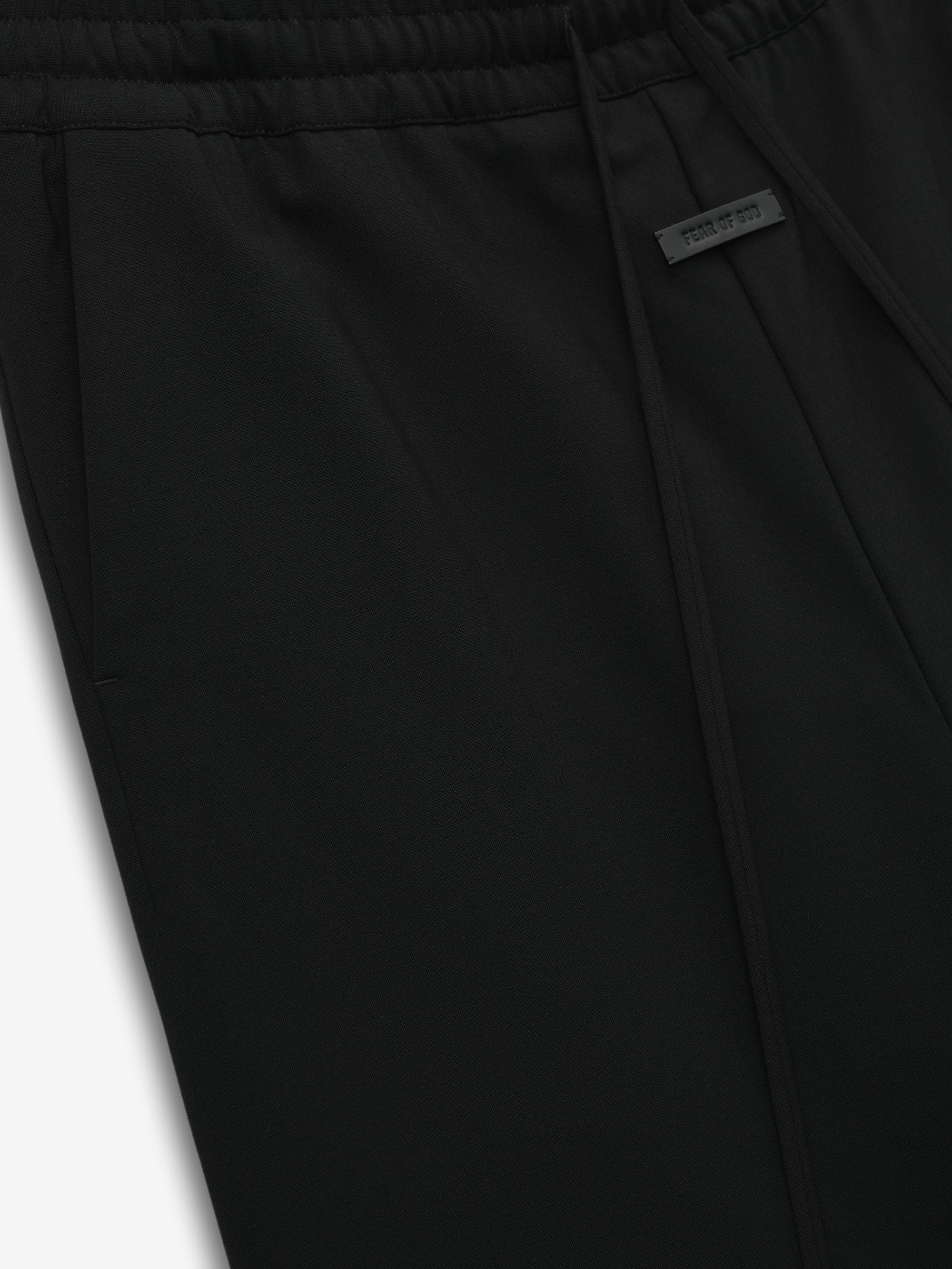 Double Weave Wool Wide Leg Drawstring Pants Fear of god – Гарантія оригінальності – детальний вид - FEAR OF GOD