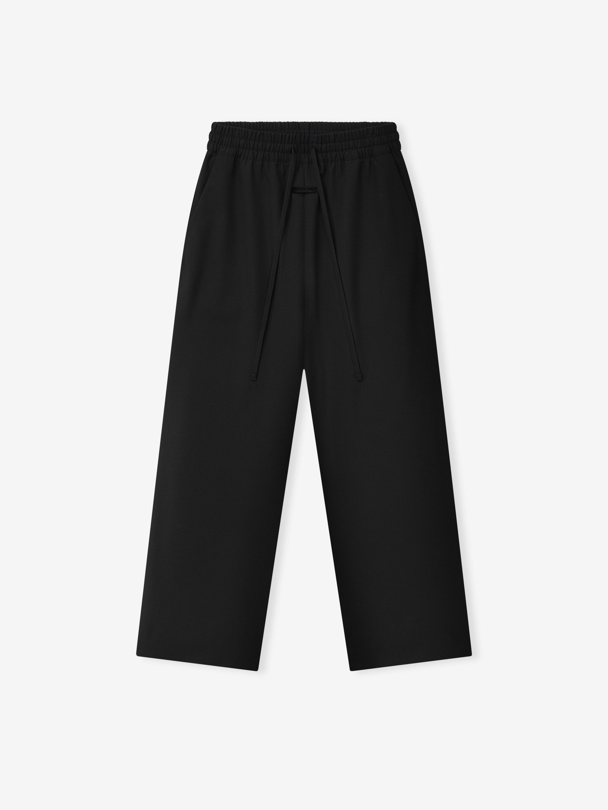 Wool Ripstop Wide Leg Drawstring Pants Fear of god – Гарантія оригінальності – детальний вид - FEAR OF GOD