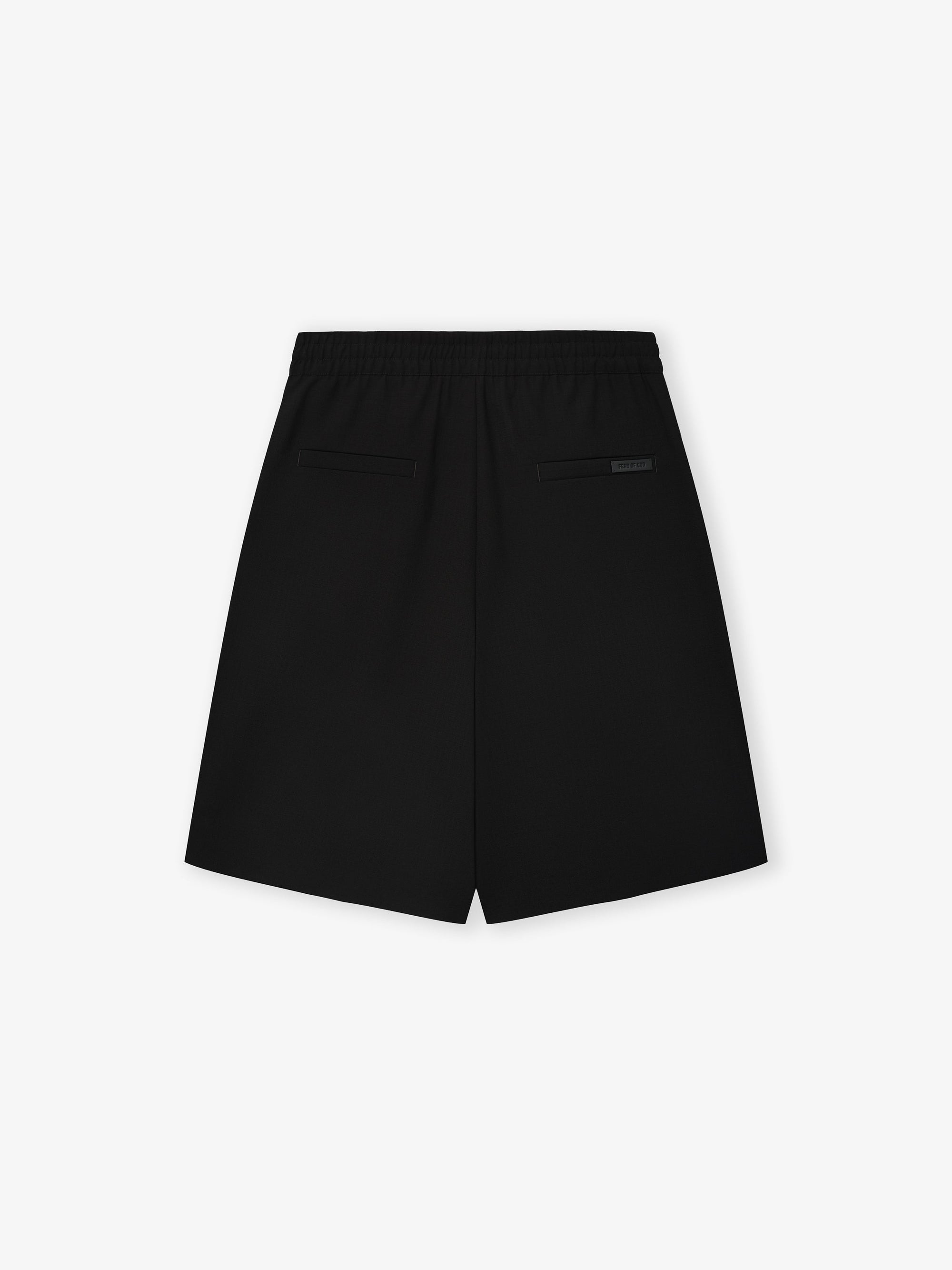 Wool Ripstop Baggy Shorts Fear of god – Гарантія оригінальності – вид ззаду - FEAR OF GOD
