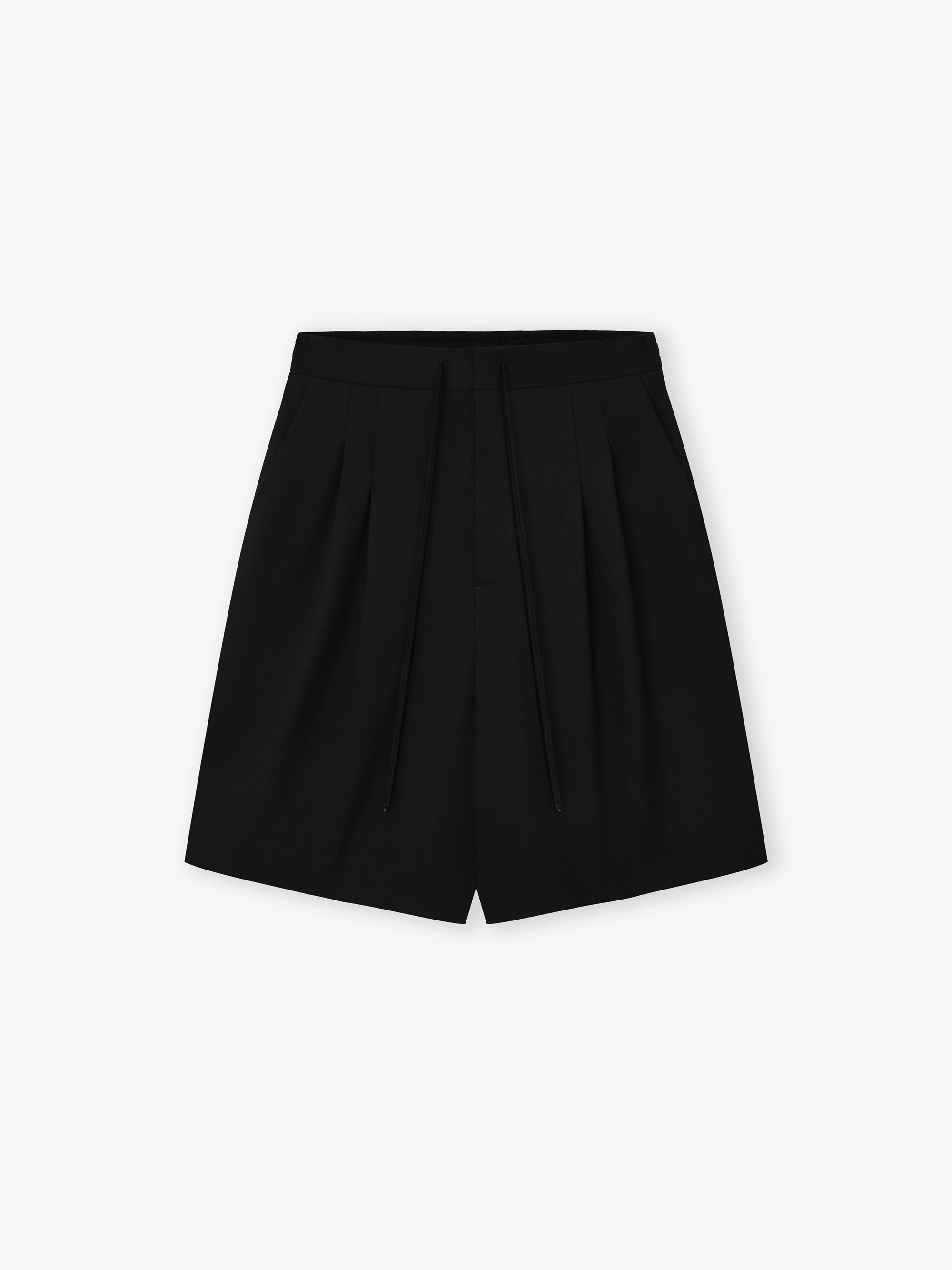 Wool Ripstop Baggy Shorts Fear of god – Гарантія оригінальності – боковий вид - FEAR OF GOD