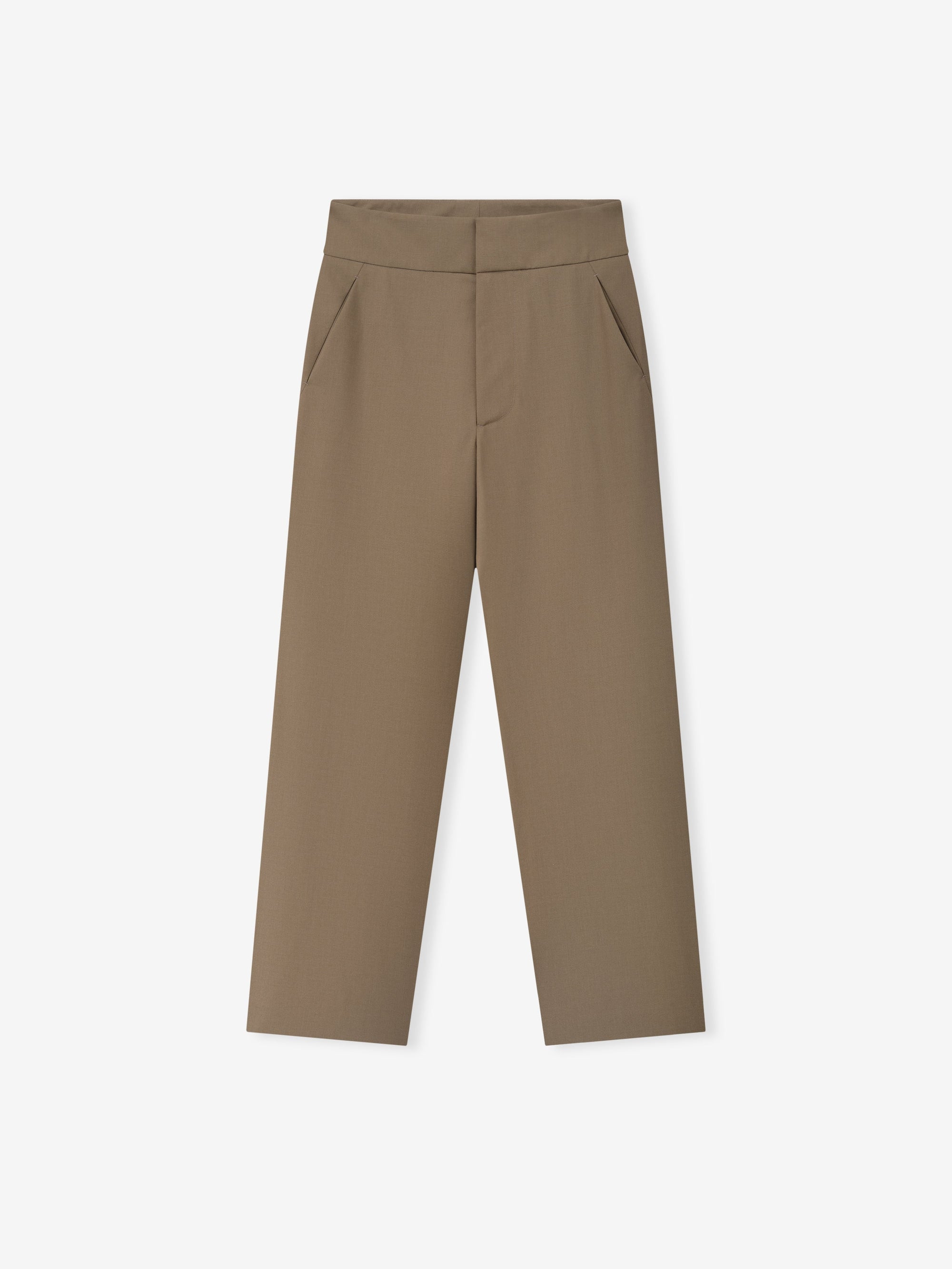 Оригінальна Wool Poplin Casual Flat Front Pants Fear of god – збільшений вид