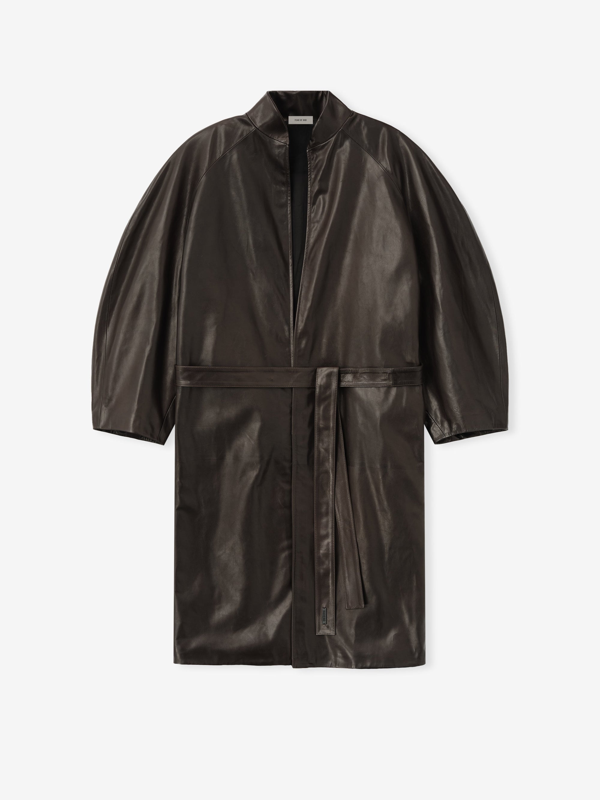 Оригінальна Womens Leather Coat Fear of god – вид ззаду