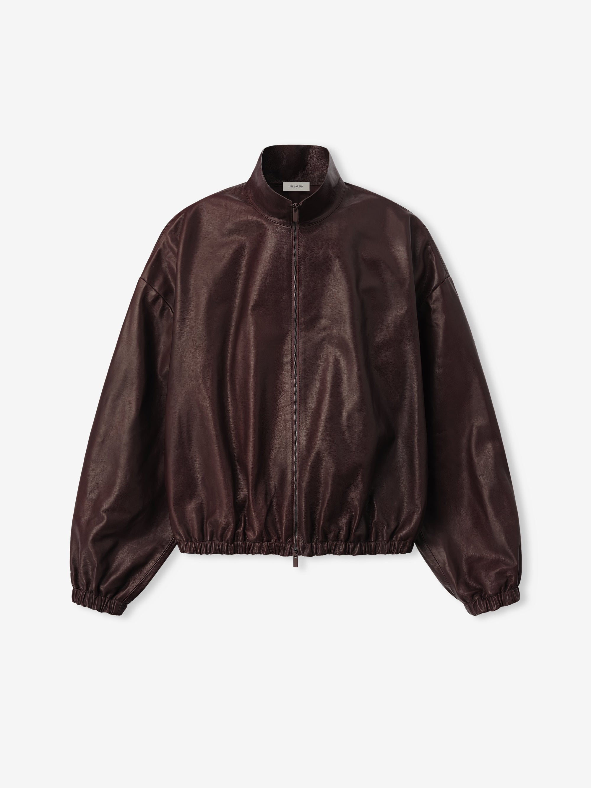 Womens Leather Track Jacket Fear of god – Гарантія оригінальності – збільшений вид