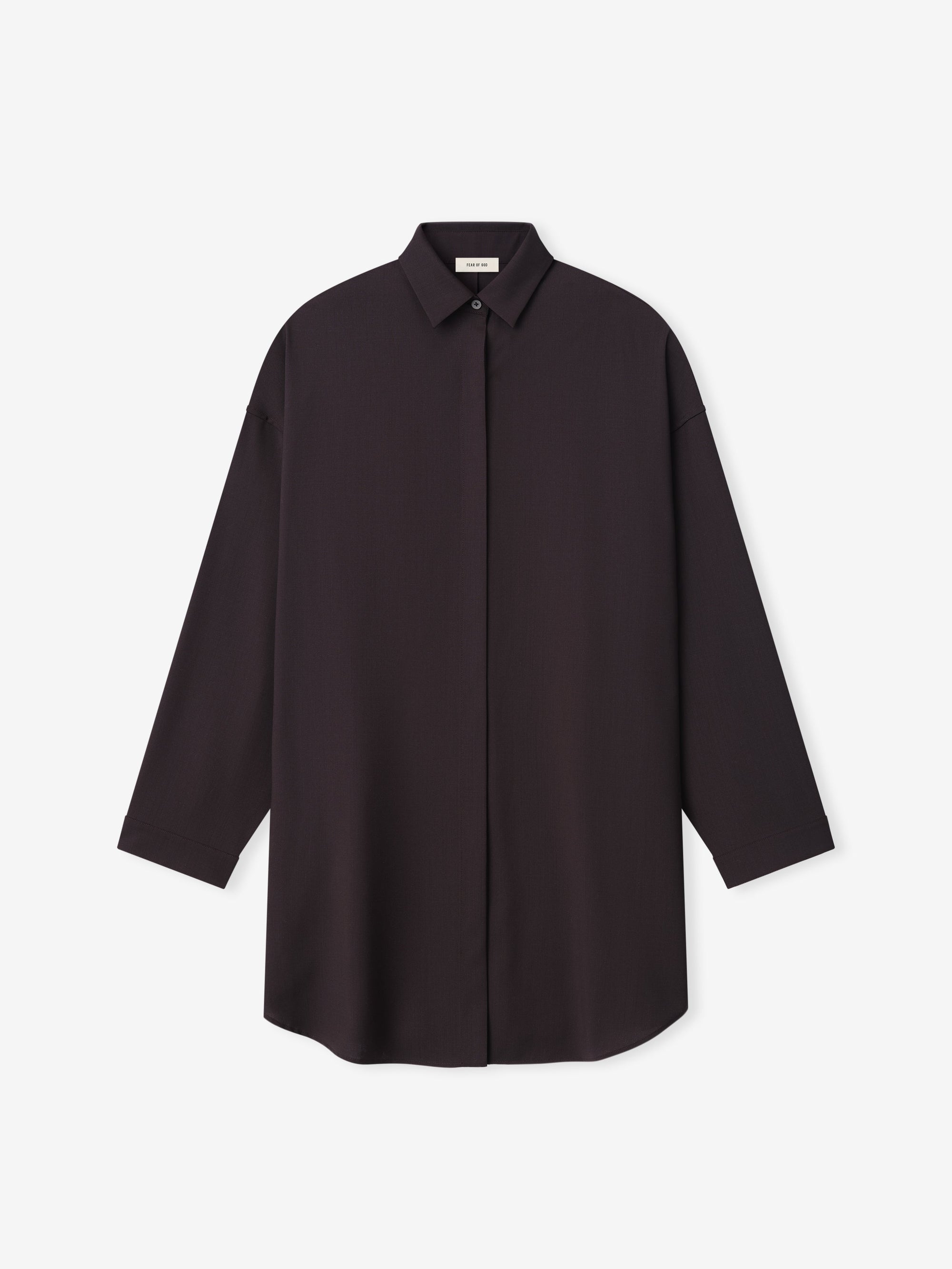 Оригінальна Womens Easy Care Wool Relaxed Shirt Fear of god – боковий вид