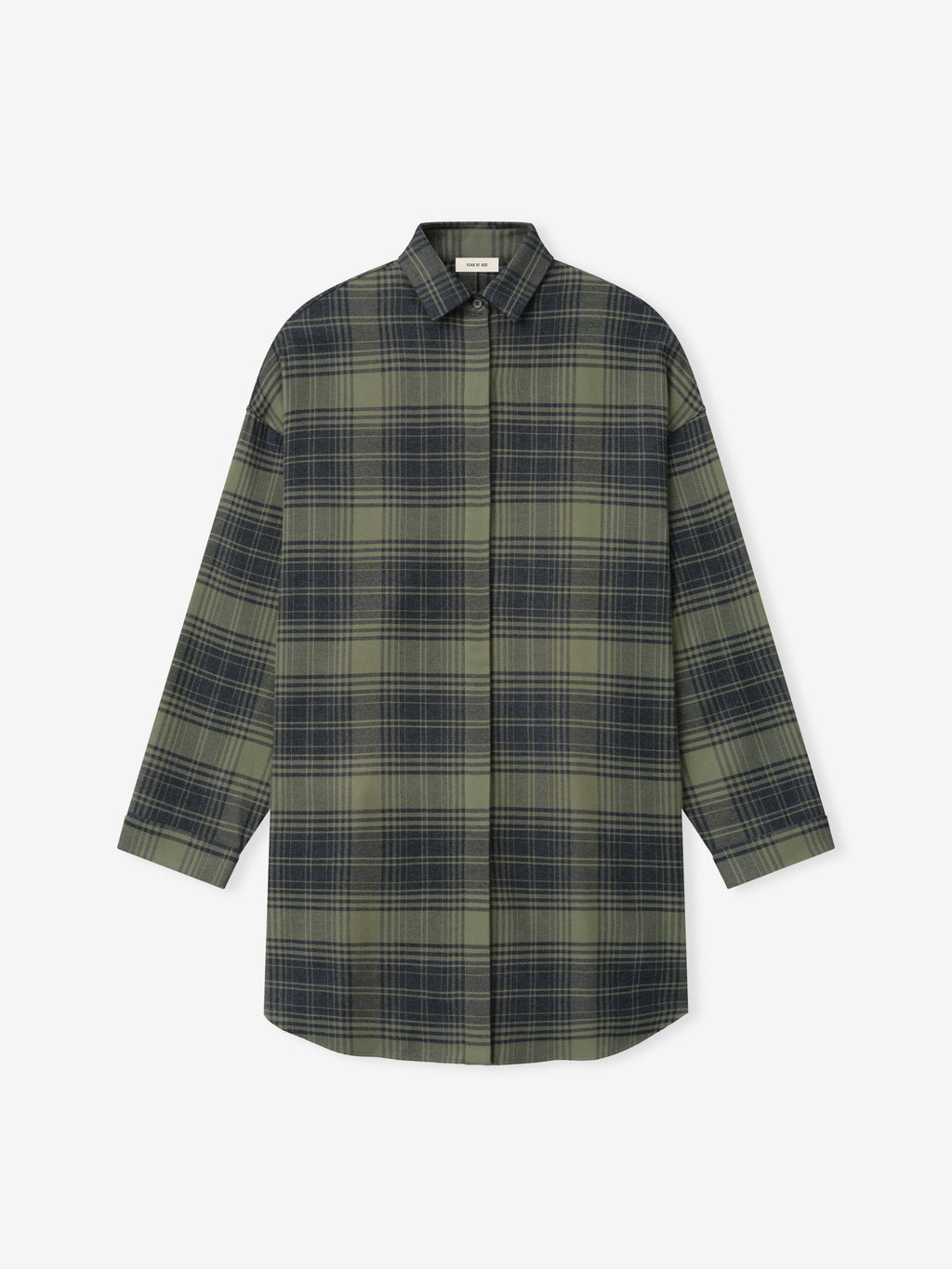Womens Flannel Relaxed Shirt Fear of god – Гарантія оригінальності – збільшений вид