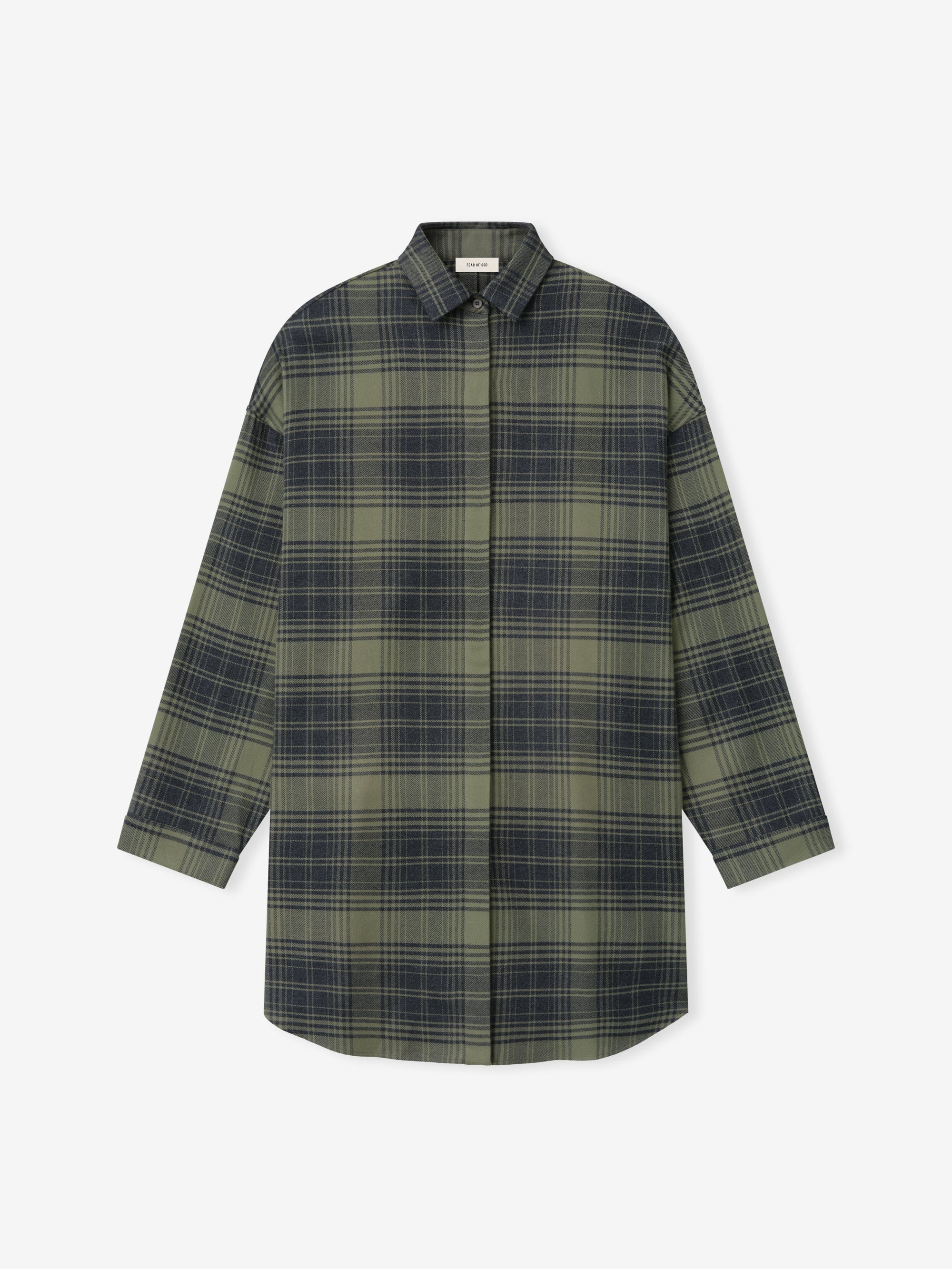 Womens Flannel Relaxed Shirt Fear of god – Гарантія оригінальності – збільшений вид