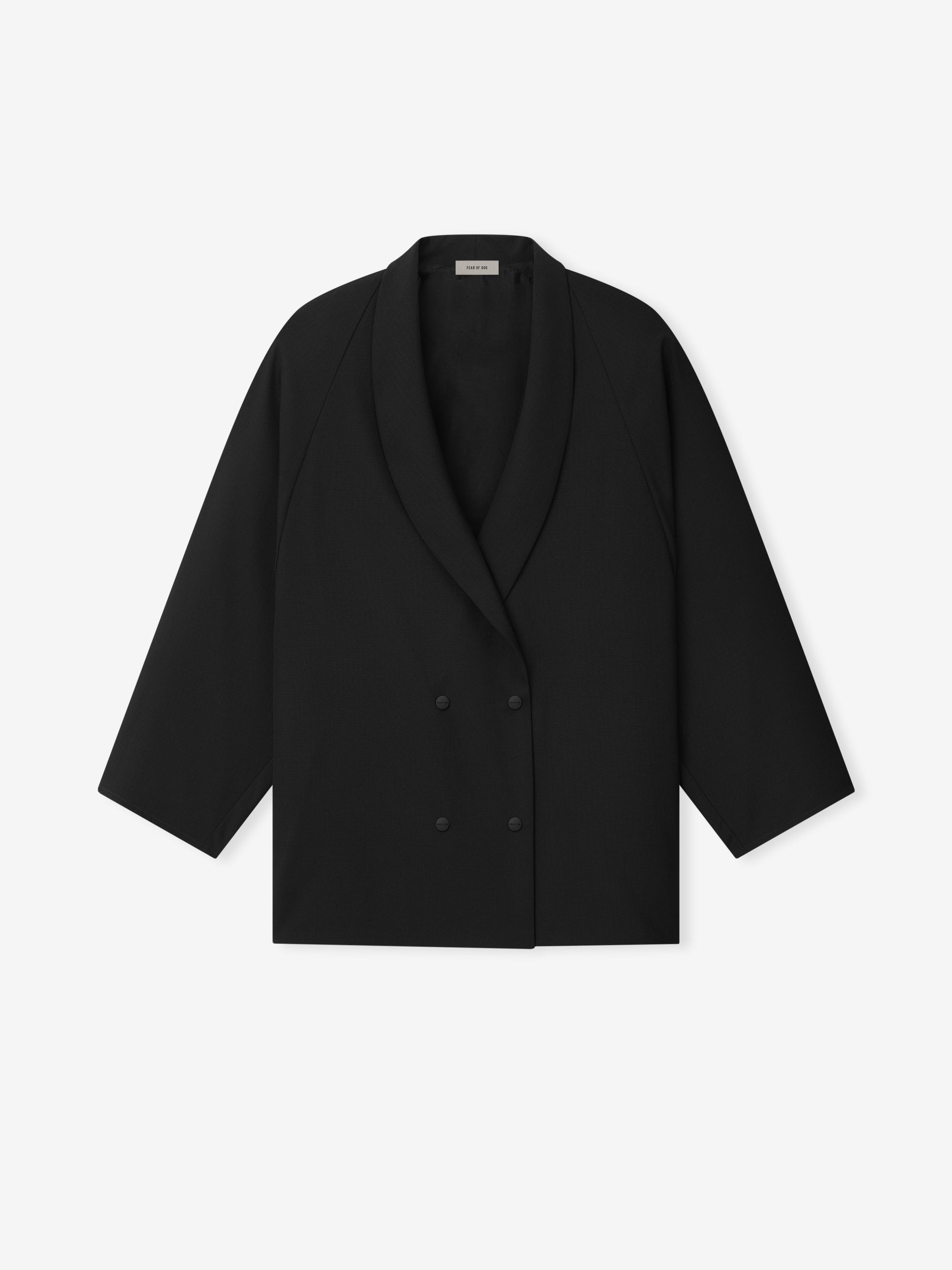 Womens Wool Ripstop Shawl Collar Jacket Fear of god оригінал – Купити в Україні – вид ззаду