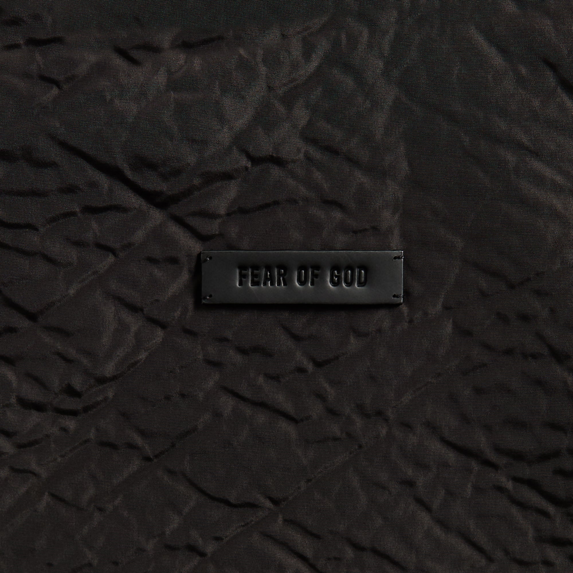 High Neck Track Jacket Black Fear of god – Гарантія оригінальності – детальний вид